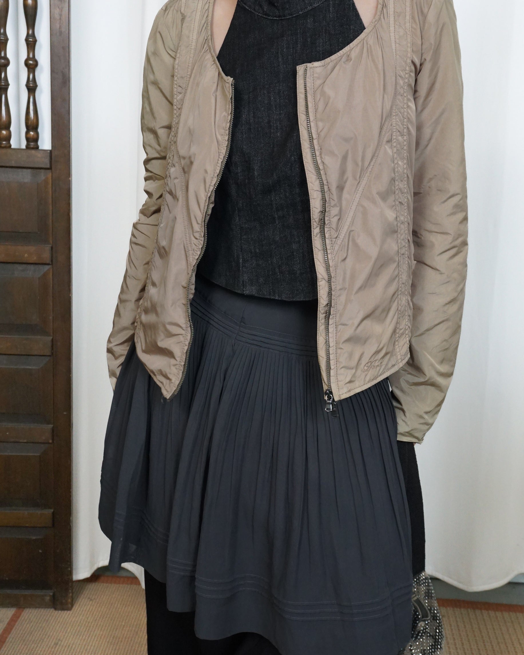 DIESEL Round Neck Zipped Jacket
