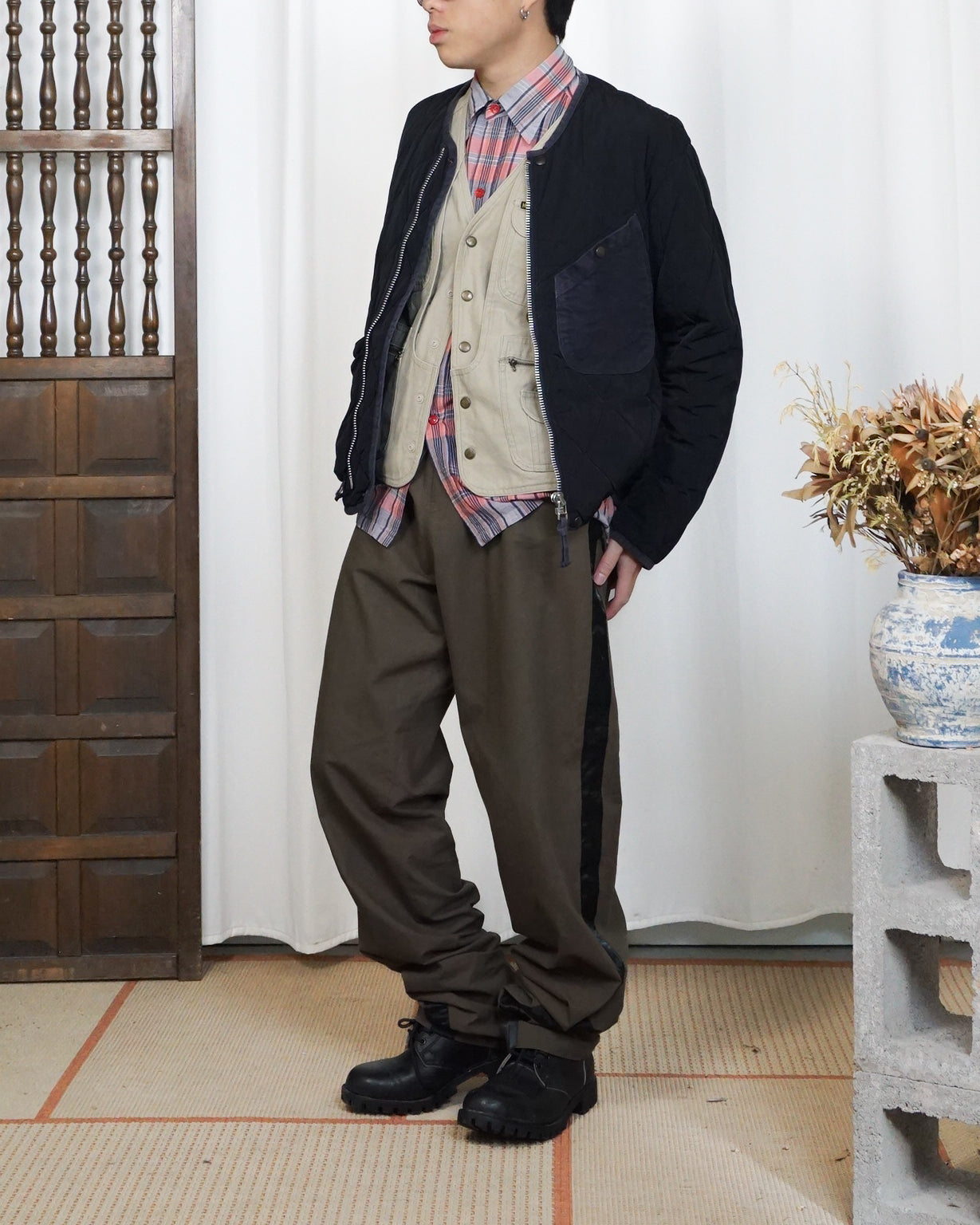HOP-SCOT Beige Utility Vest