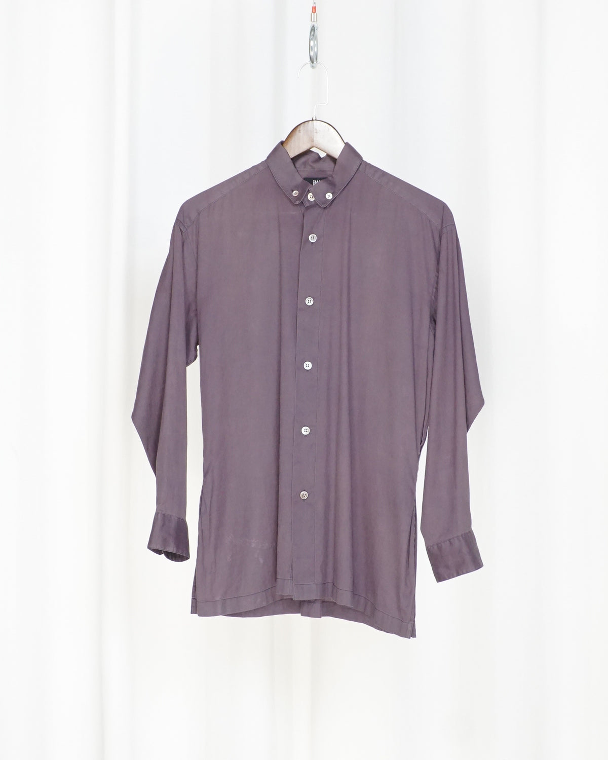 ISSEY MIYAKE Purple Button-Down Shirt c. Mid 00s