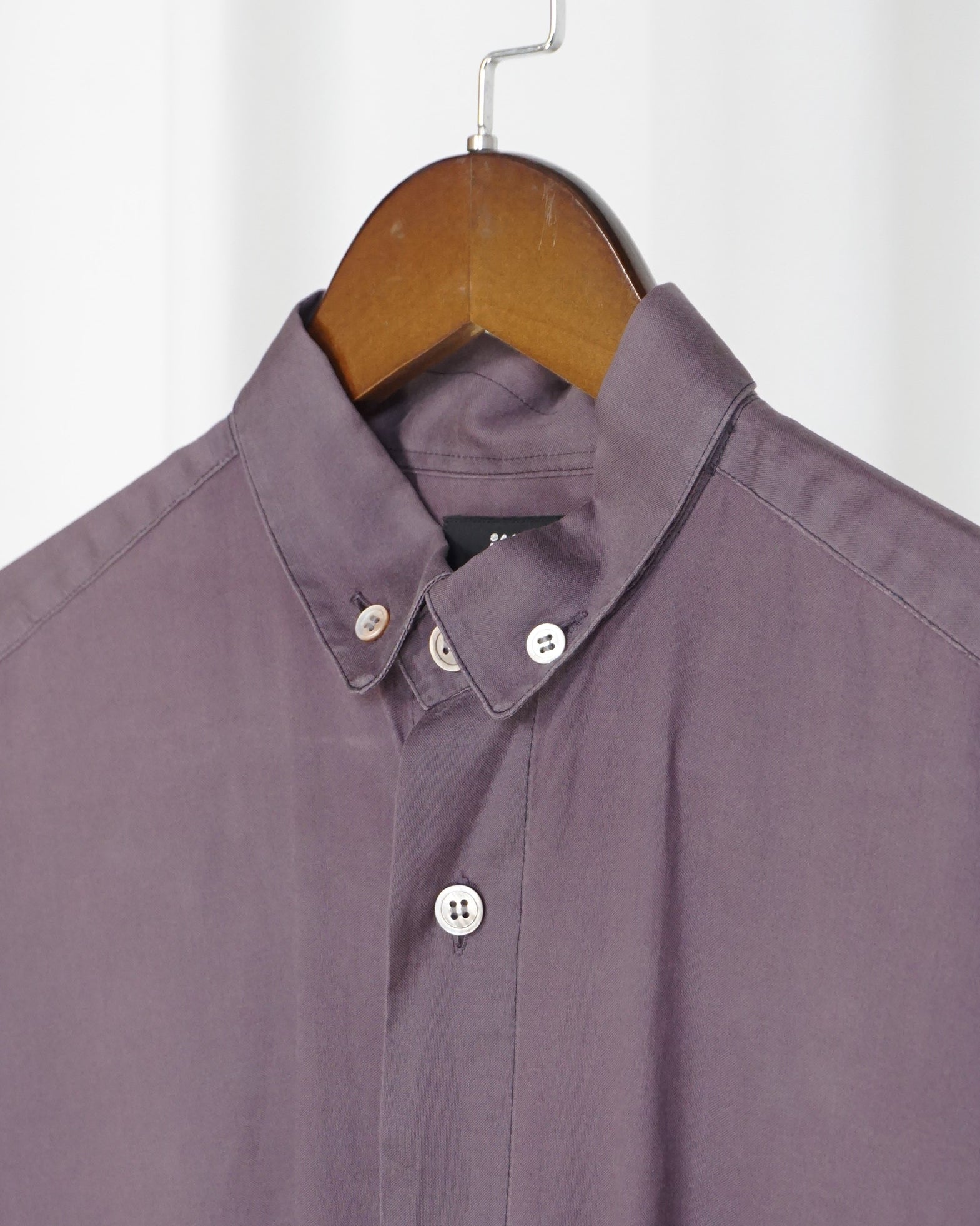 ISSEY MIYAKE Purple Button-Down Shirt c. Mid 00s