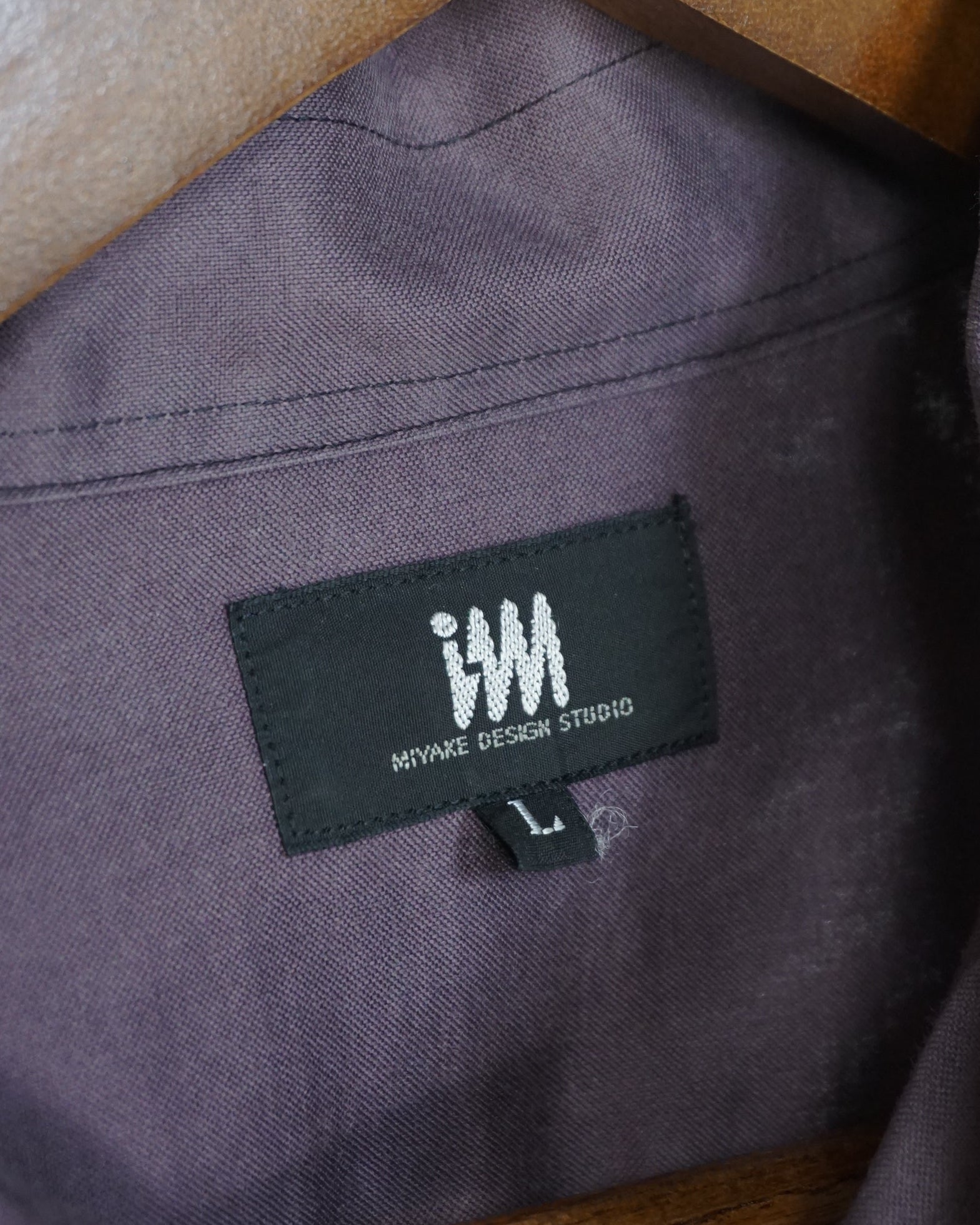 ISSEY MIYAKE Purple Button-Down Shirt c. Mid 00s