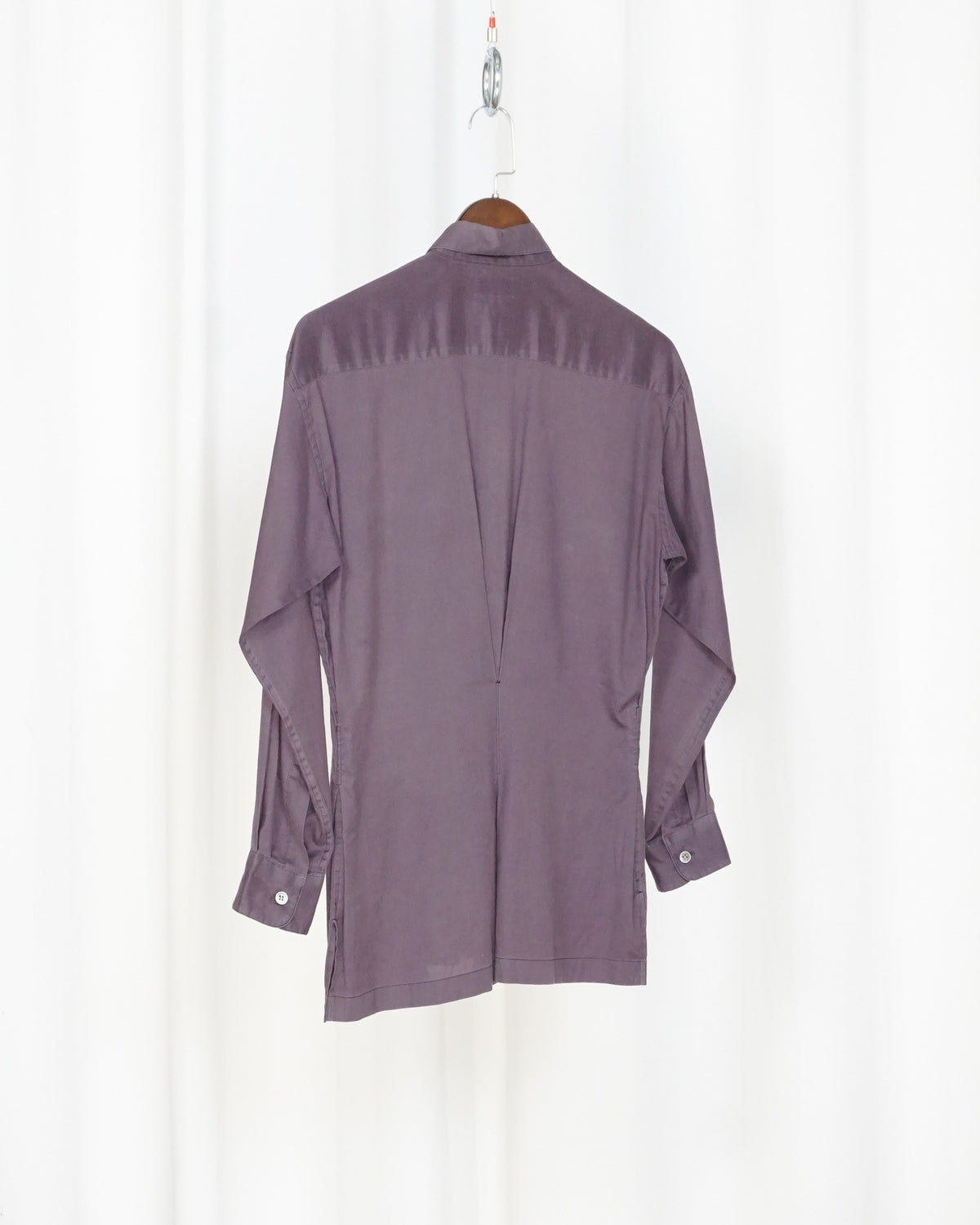 ISSEY MIYAKE Purple Button-Down Shirt c. Mid 00s