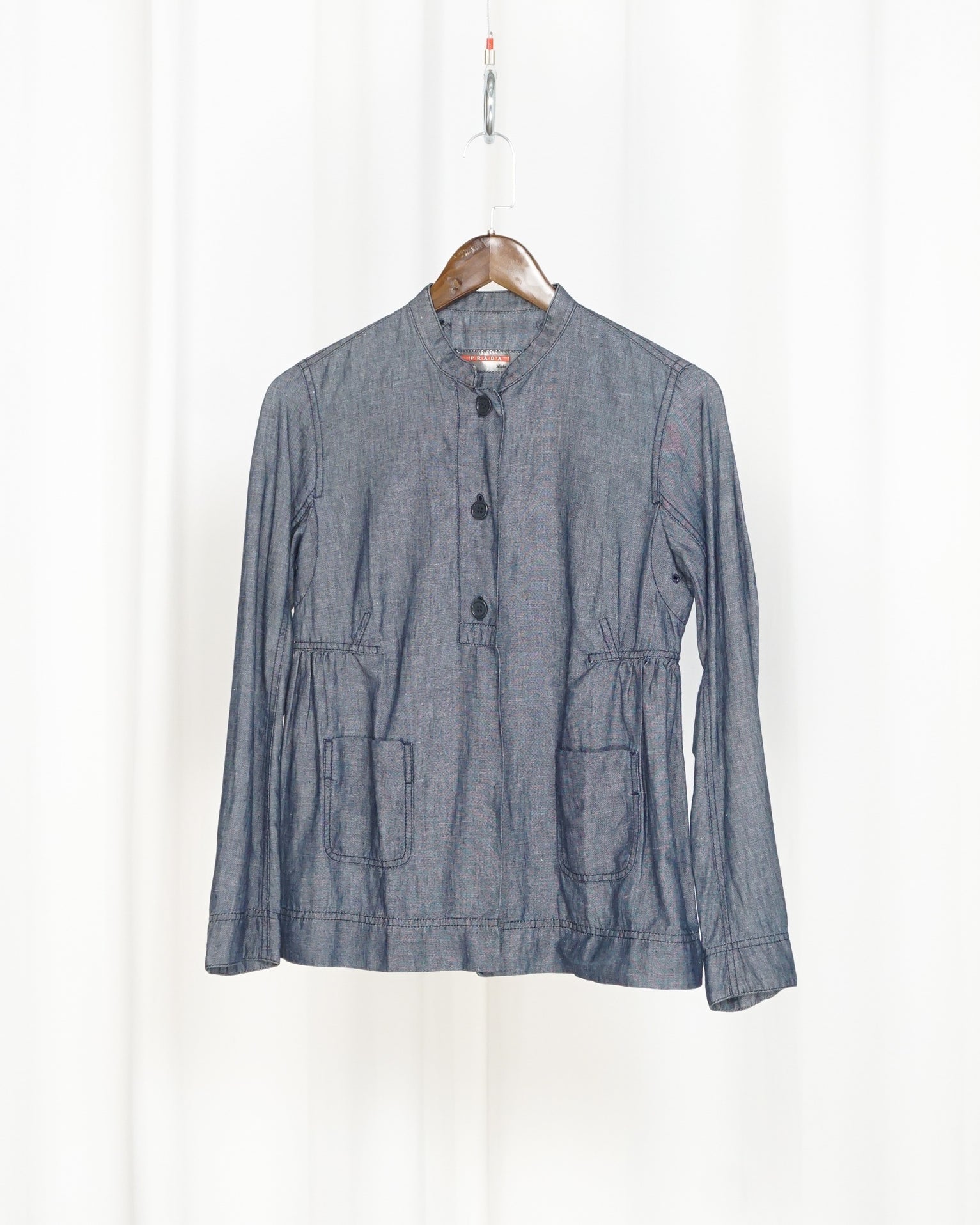 PRADA Linen–Cotton Shacket c.90s