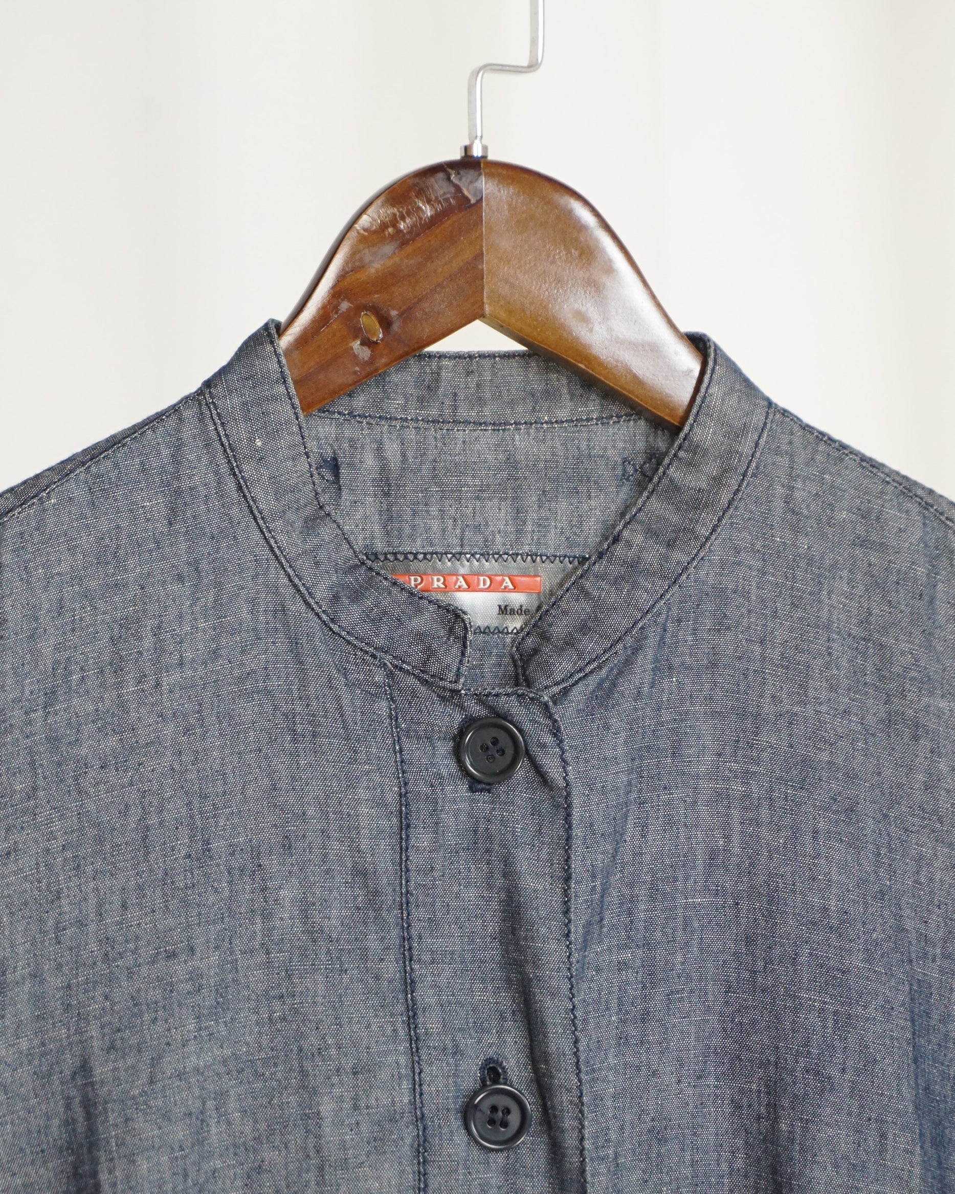 PRADA Linen–Cotton Shacket c.90s