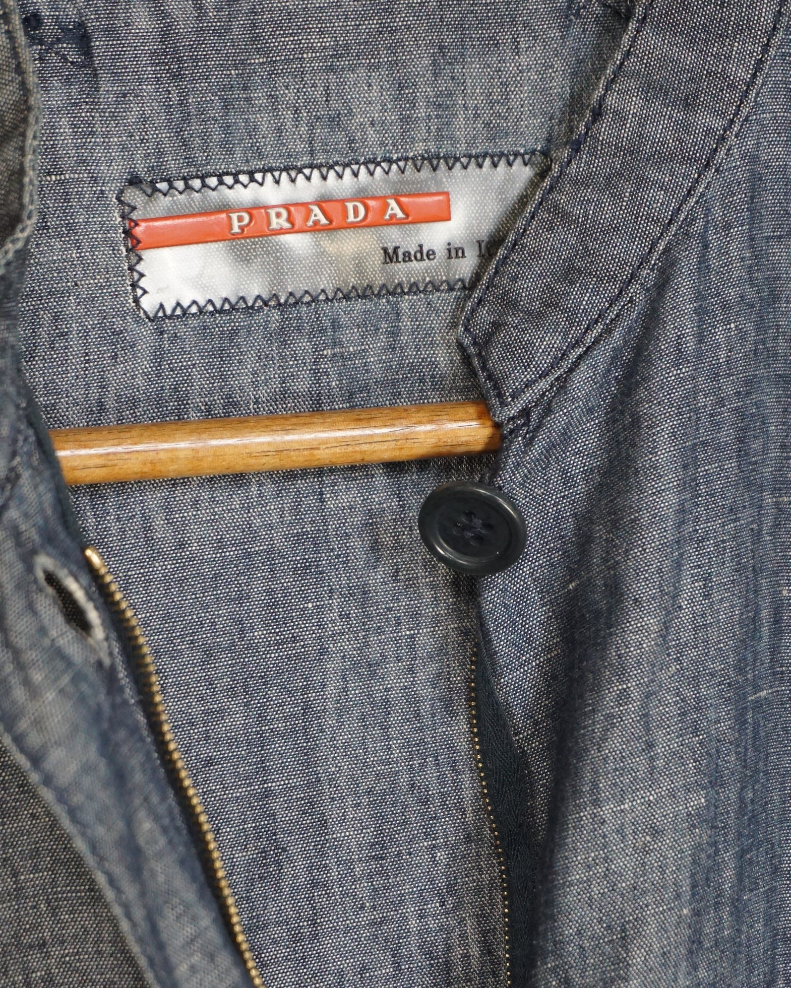 PRADA Linen–Cotton Shacket c.90s