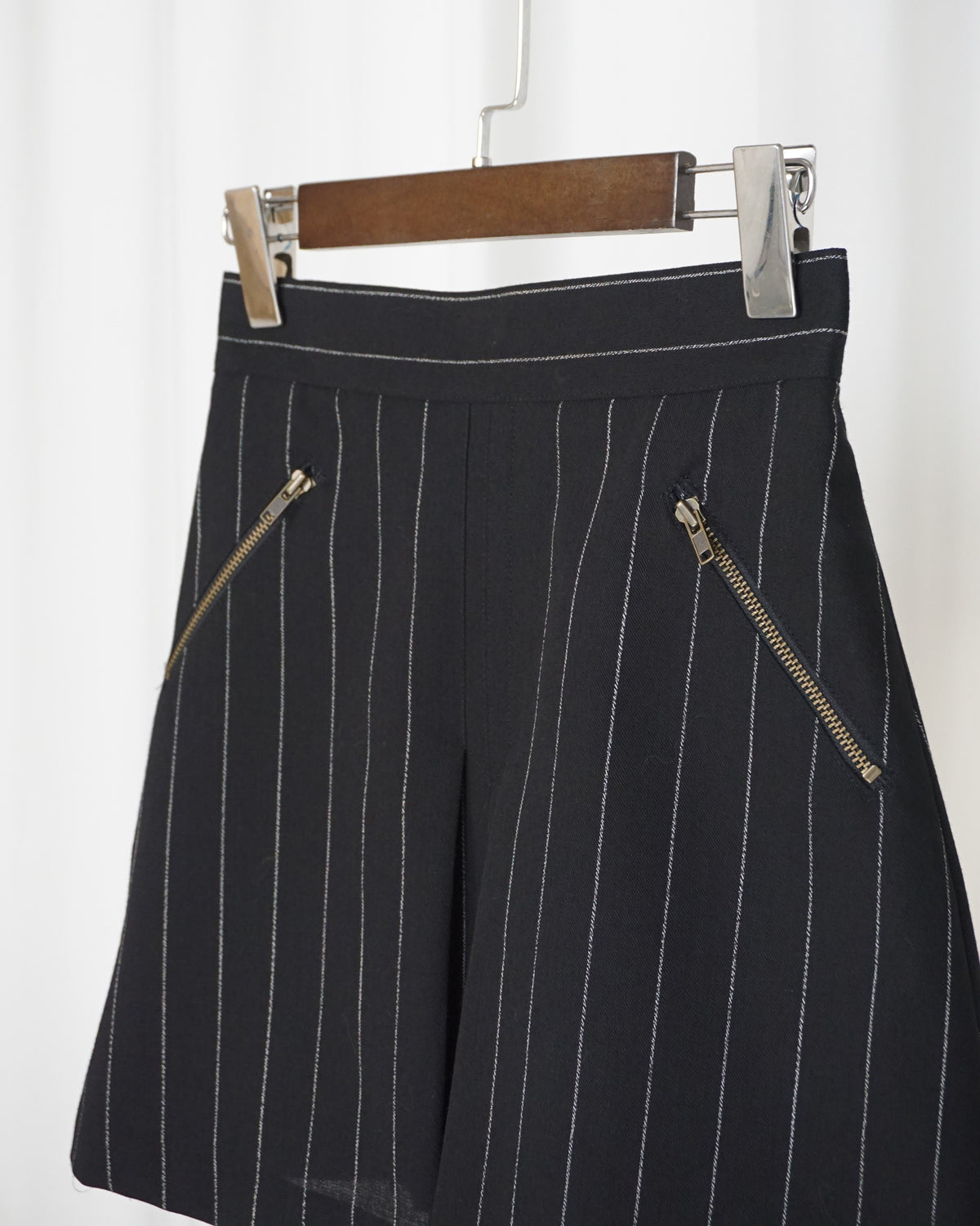 JEAN PAUL GAULTIER Pinstripe Miniskirt c. Mid 90s
