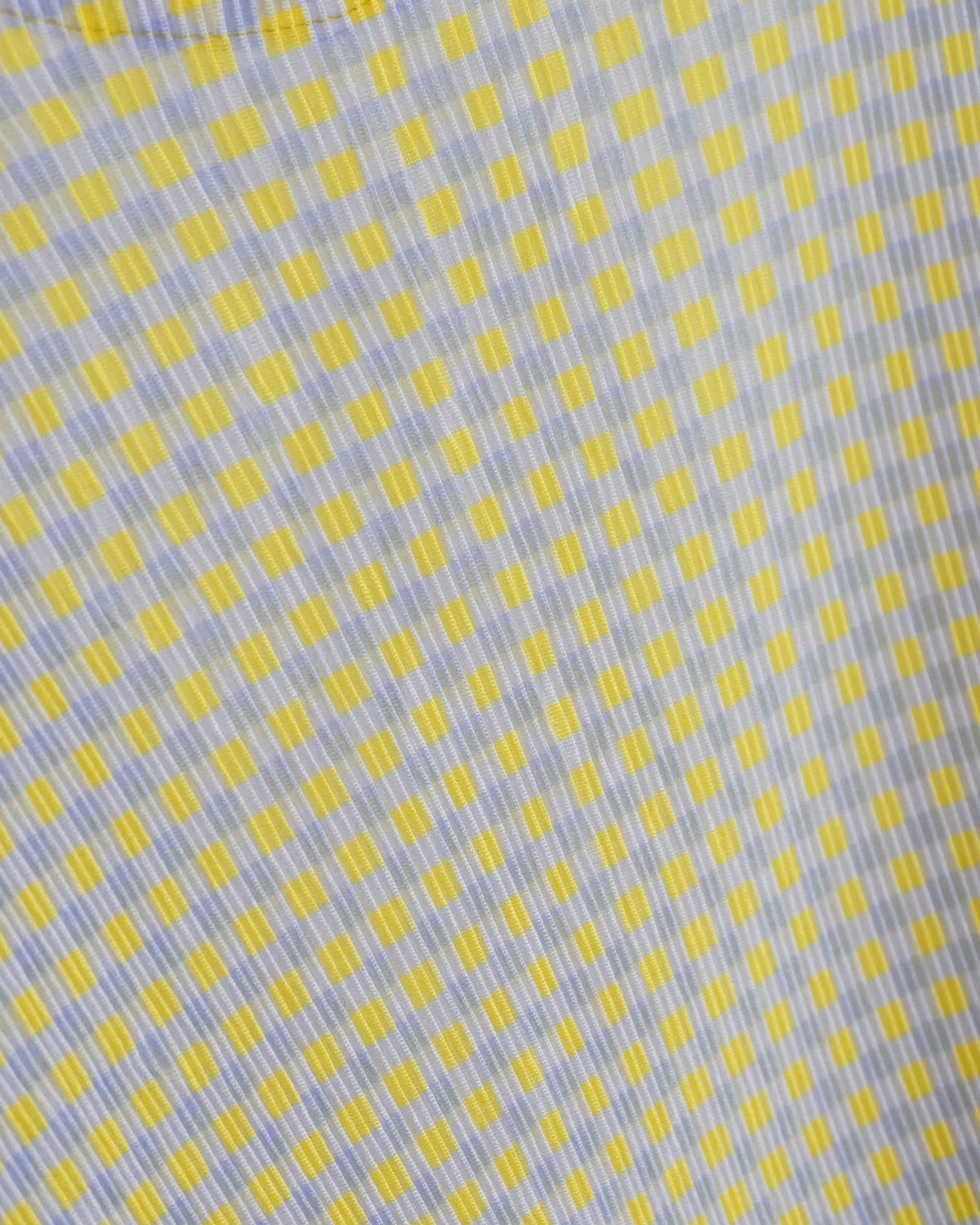 PLEATS PLEASE Gingham Pleated Top