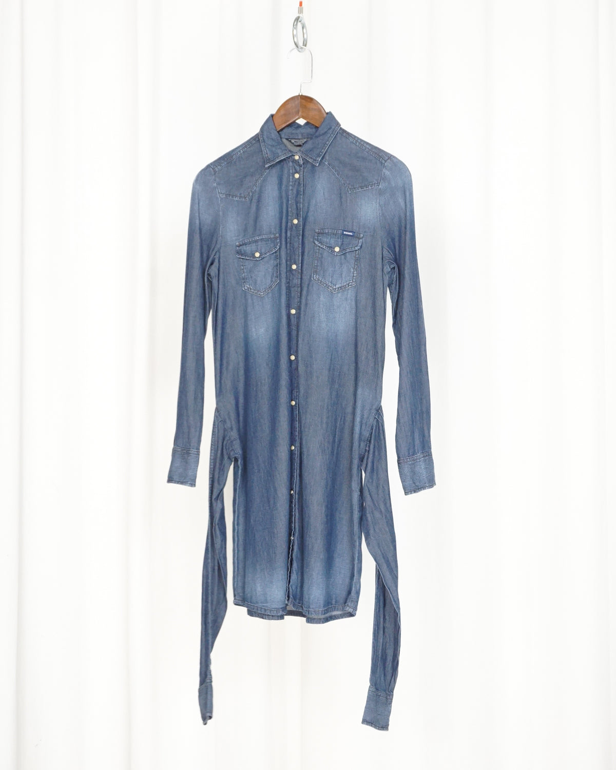DIESEL INDUSTRY Tied Waist Dress/Shirt