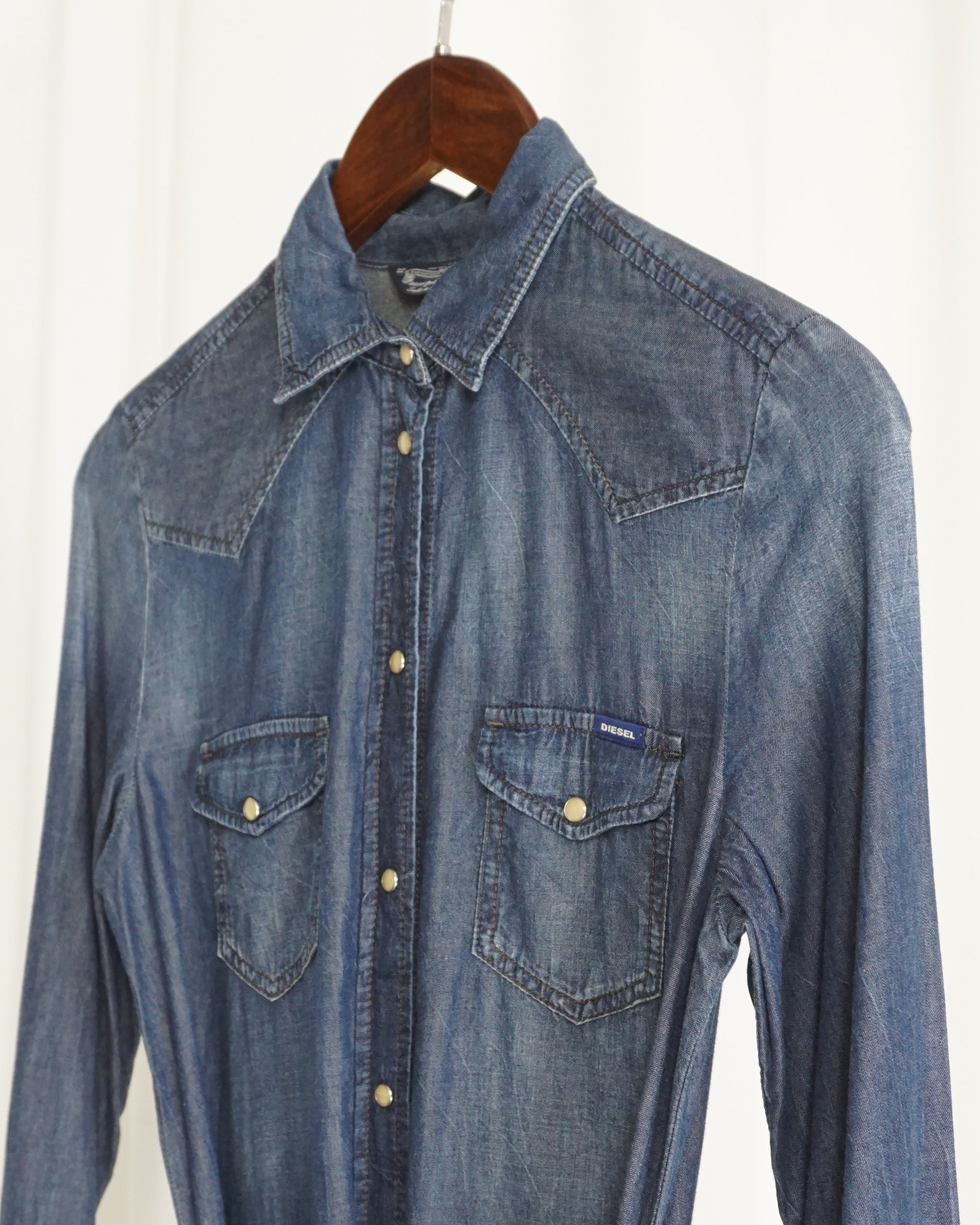 DIESEL INDUSTRY Tied Waist Dress/Shirt