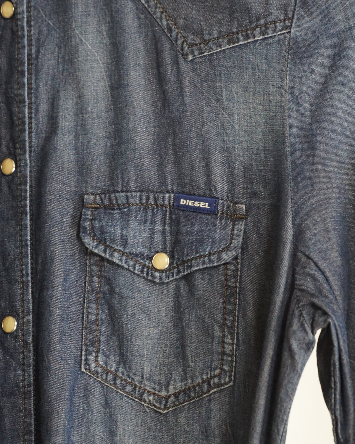 DIESEL INDUSTRY Tied Waist Dress/Shirt