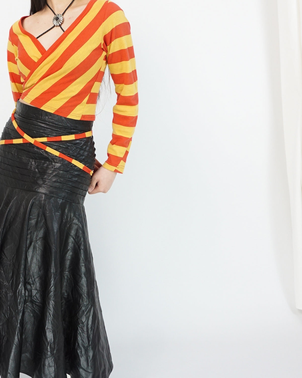 VIVIENNE WESTWOOD RED LABEL Striped Red Top - alternate view
