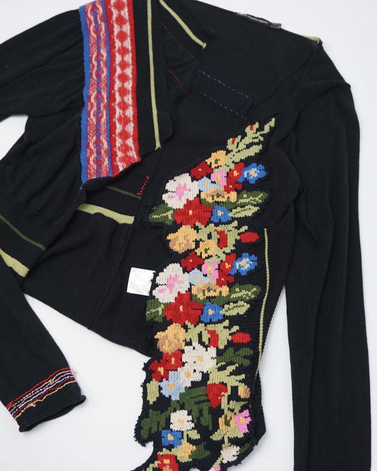 MARITHE+FRANCOIS GIRBAUD Floral Embroidered Cardigan
