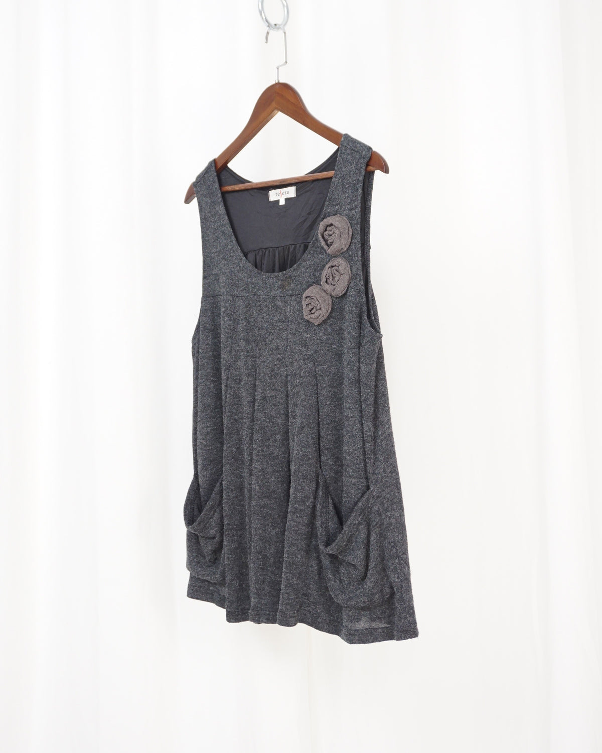 TESERA Grey Rose Top/Dress