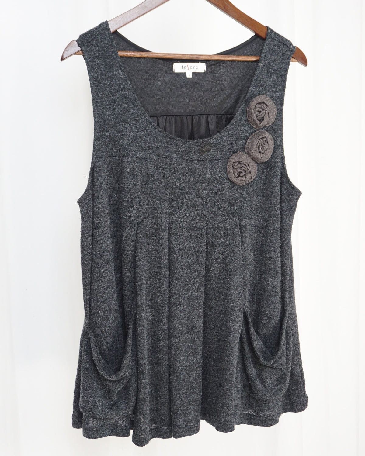 TESERA Grey Rose Top/Dress