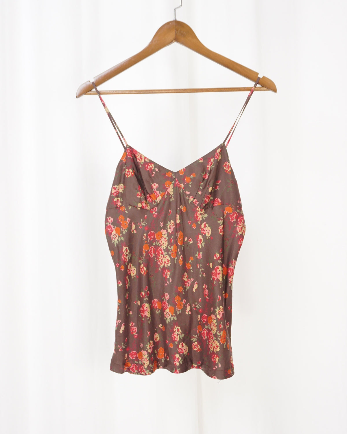DRIES VAN NOTEN Floral 100% Silk Camisole c.Late 90s