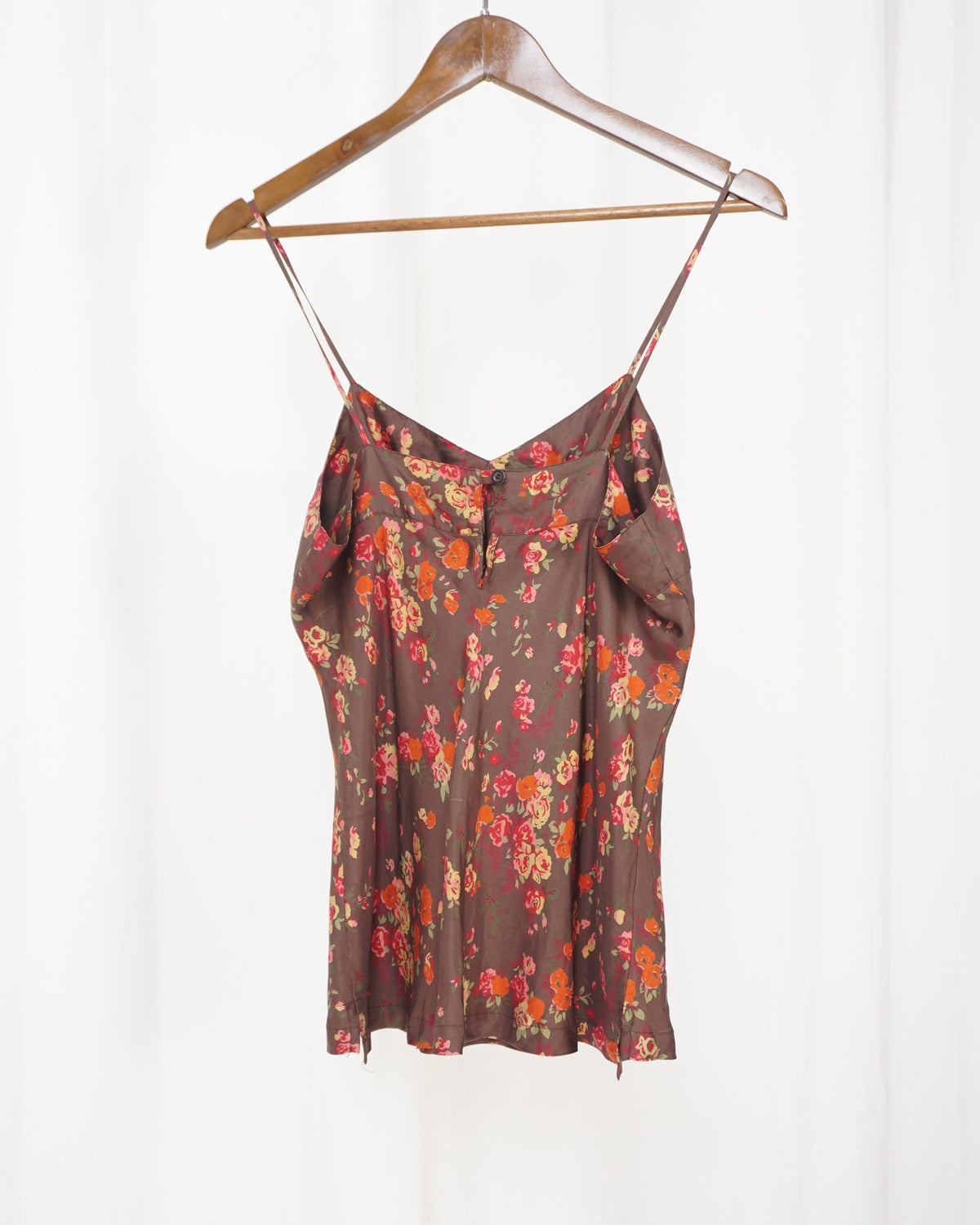 DRIES VAN NOTEN Floral 100% Silk Camisole c.Late 90s