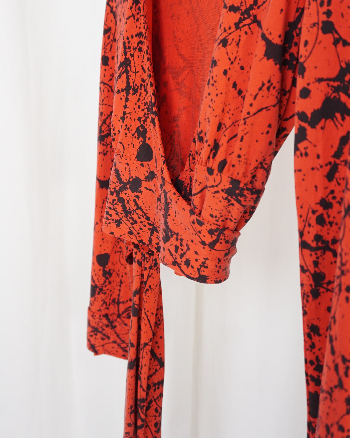 DIANE Von FURSTENBERG Silk Wrap Tie Top
