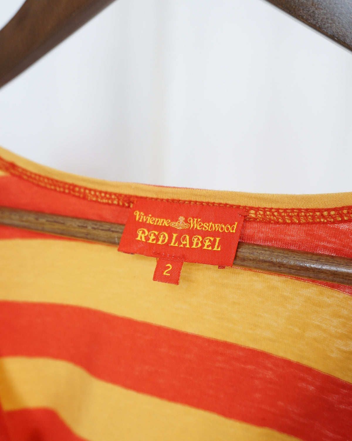 VIVIENNE WESTWOOD RED LABEL Striped Red Top