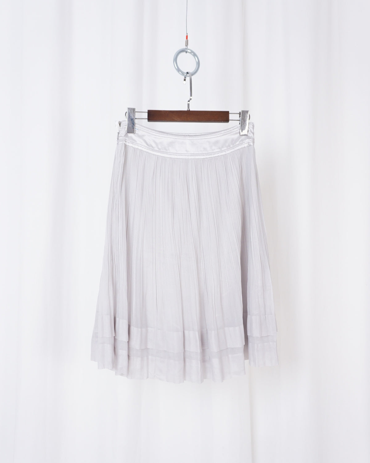 ELLE Grey/Metalic Midi Skirt