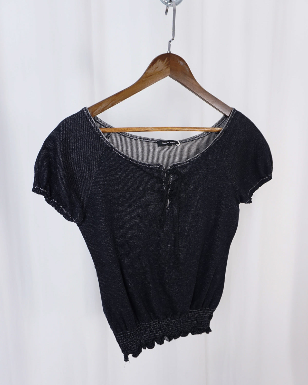 COMME CA DU MODE Tied Neck Top