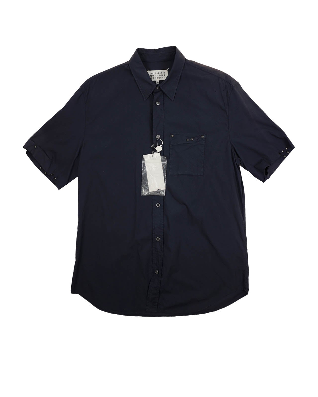 (M/L) MAISON MARGIELA MM10 SS Studded Button Up