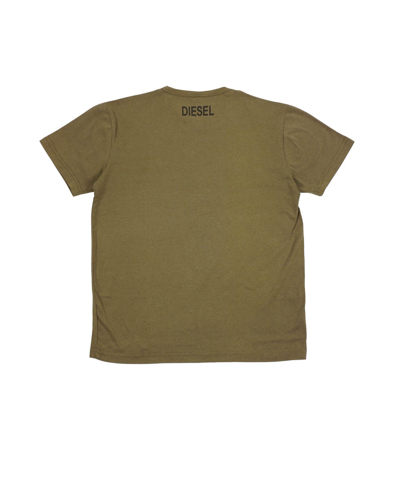 (M) DIESEL Mud Green Graphic Tee