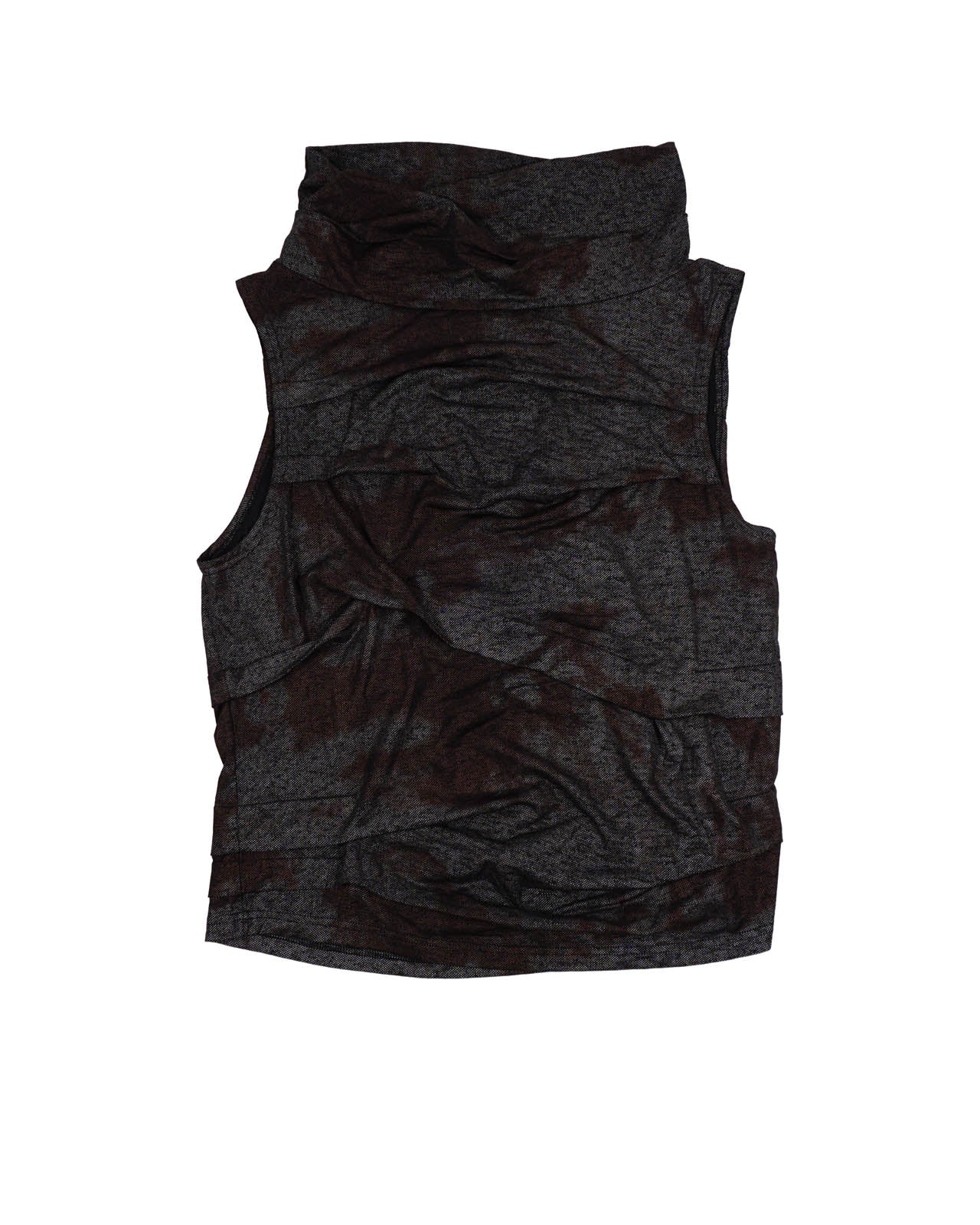 (M) Wet Look Metal Rust Tank Top
