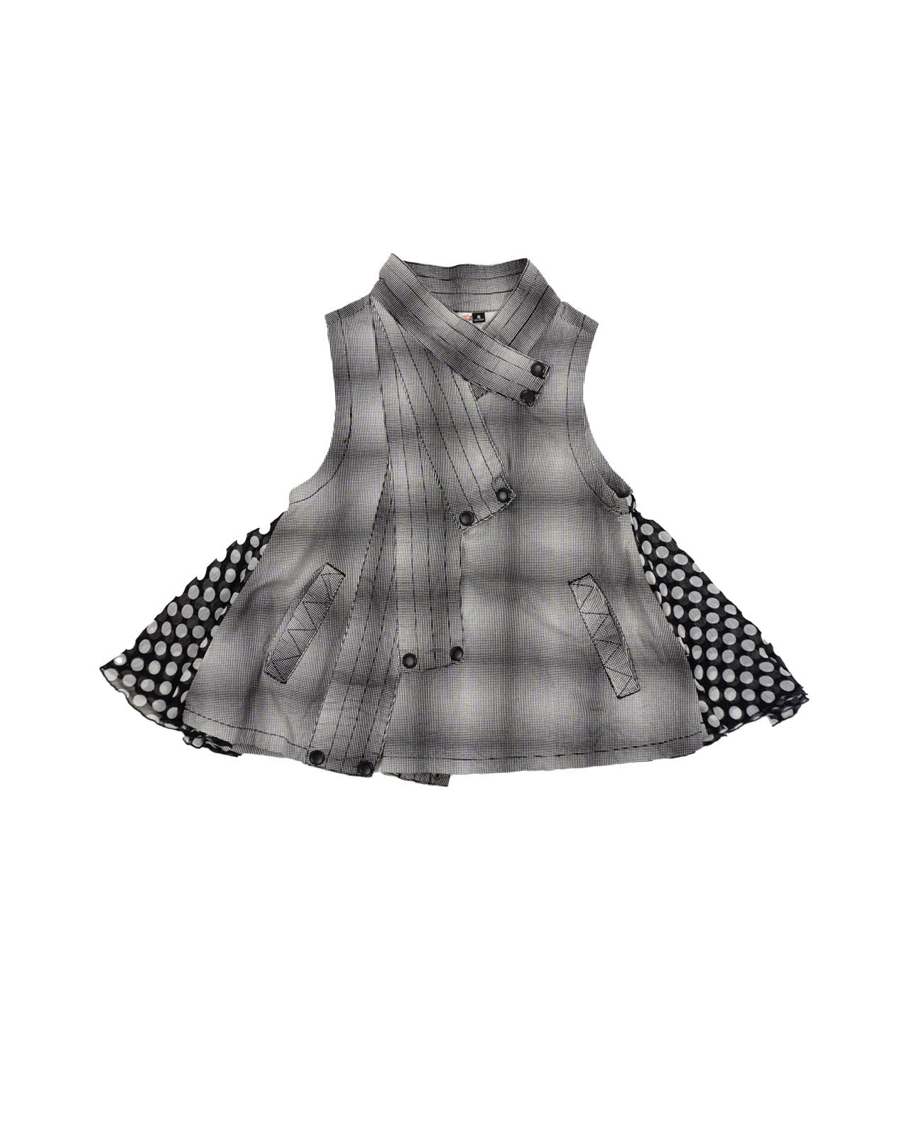 (S) MUGUOGUOM Monotone Gradient Tank Top