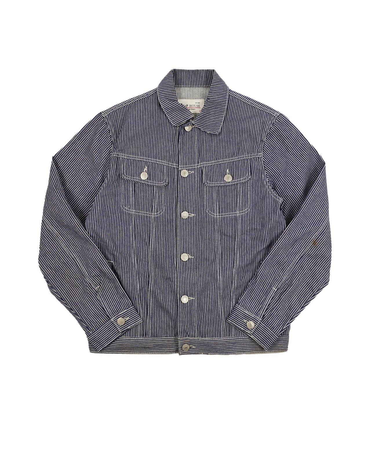 (L) W&P HOUSE Pin Stripe Denim Type III Jacket