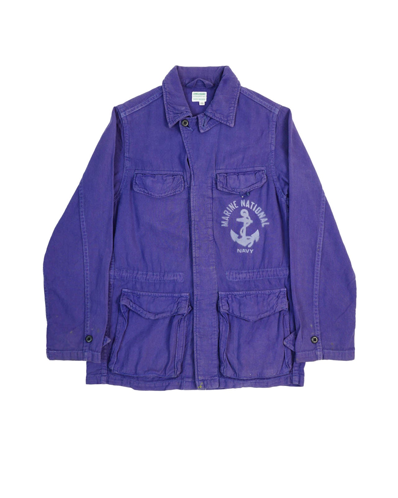 (S) Marine Nation Navy Cinched Waist Work Jacket