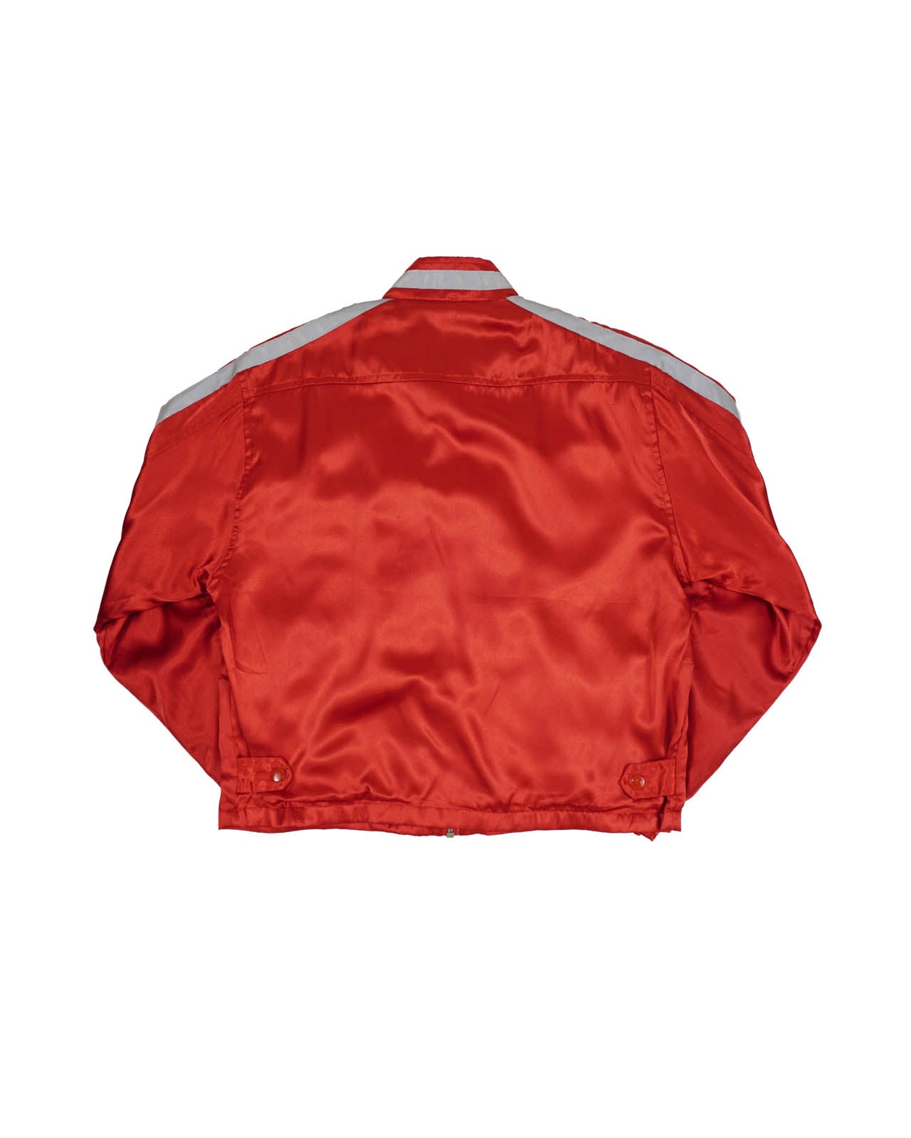 (M) 1970s Vintage H.S.T Red Racing Jacket