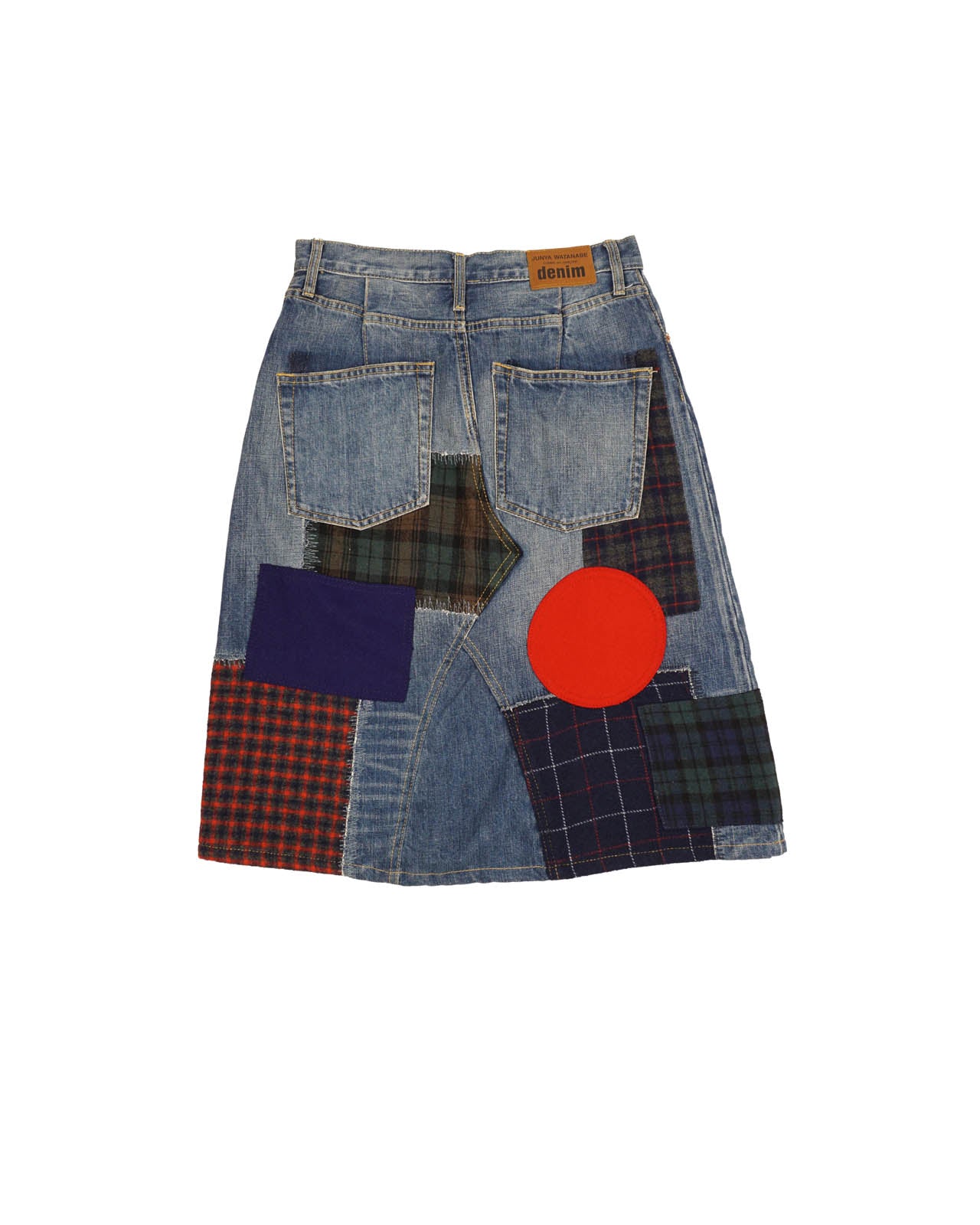 (29") JUNYA WATANABE X CDG Patchwork DenimSkirt