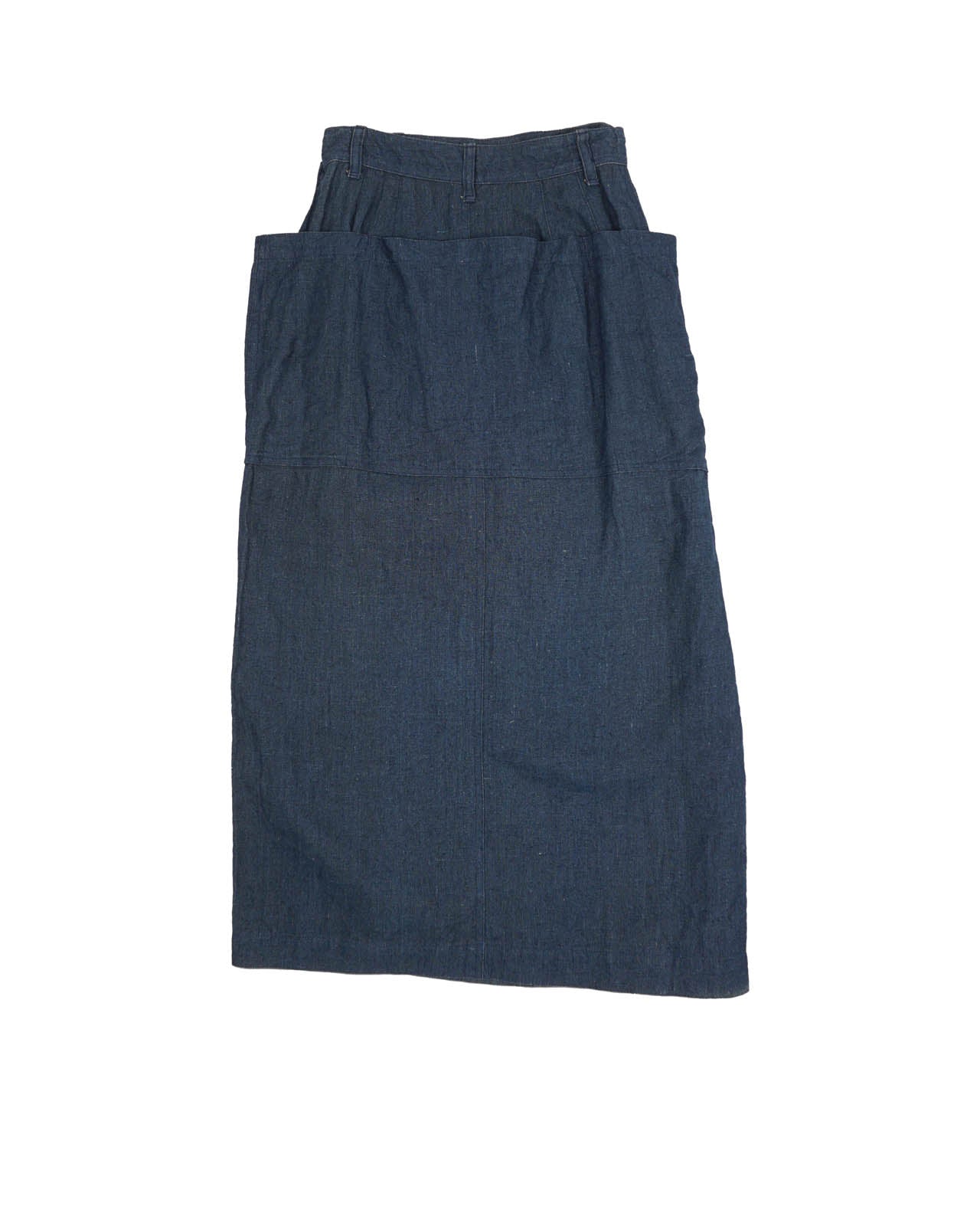 (25") 80s ISSEY SPORT I.S Denim Wrap Skirt