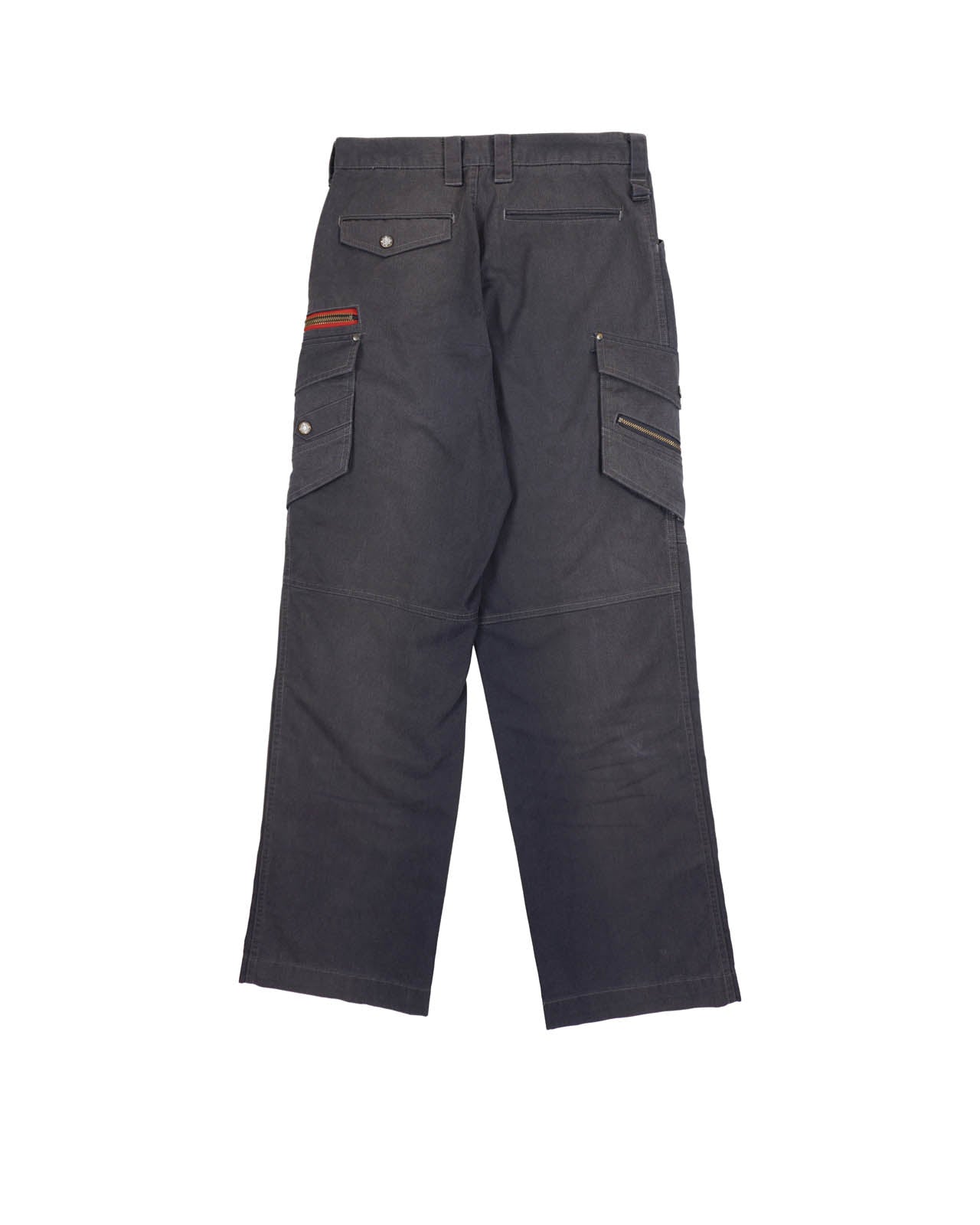 (30") JAWIN Washed Black Cargo Pants