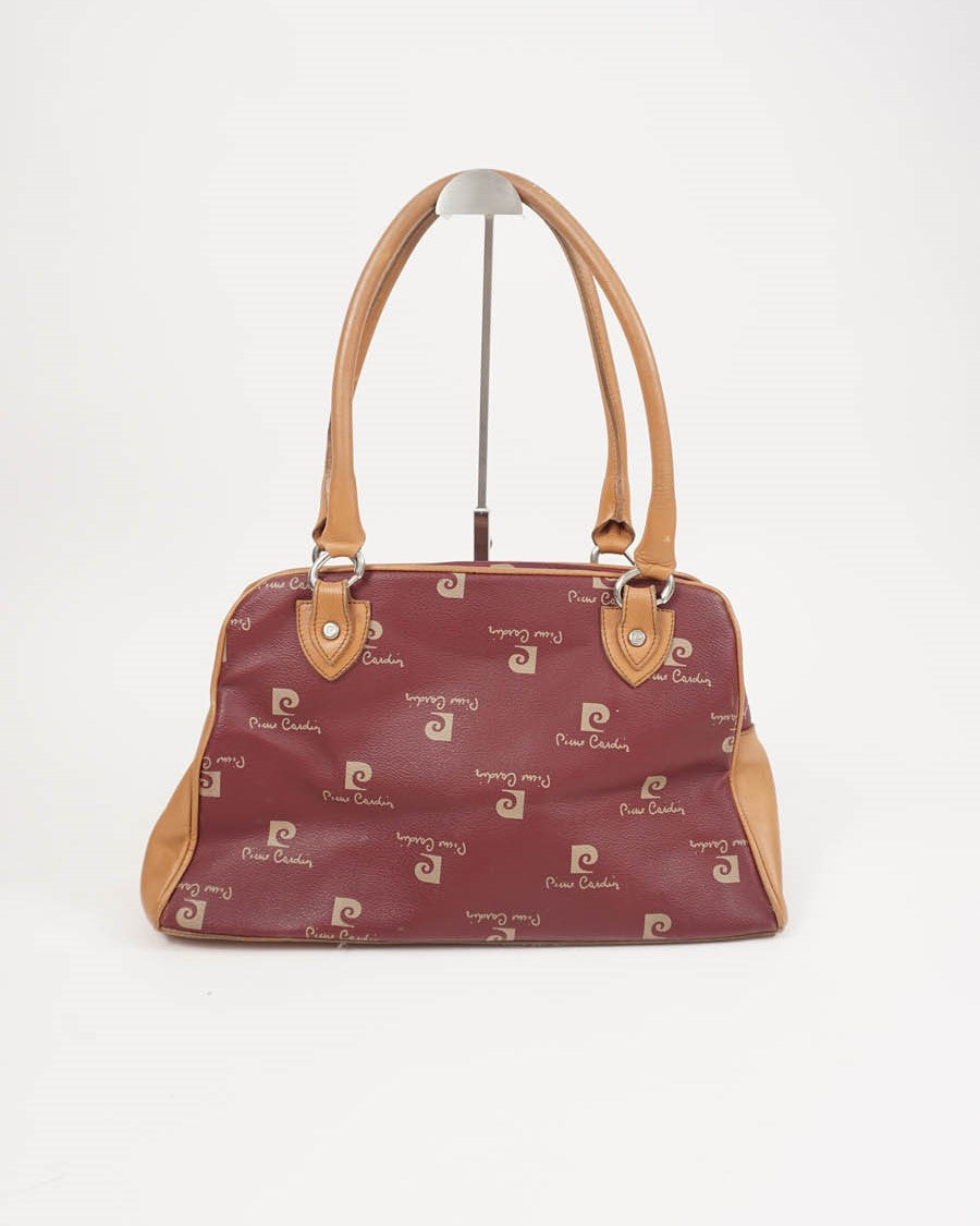 PIERRE CARDIN Vintage Orange/Red Leather Bag