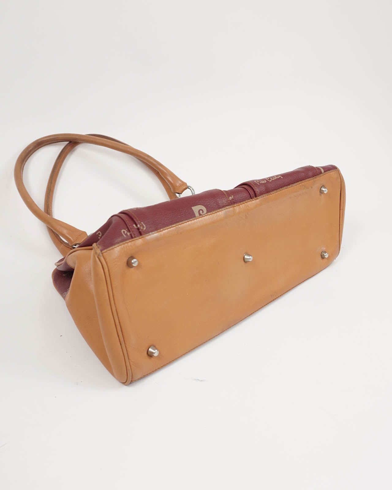 PIERRE CARDIN Vintage Orange/Red Leather Bag