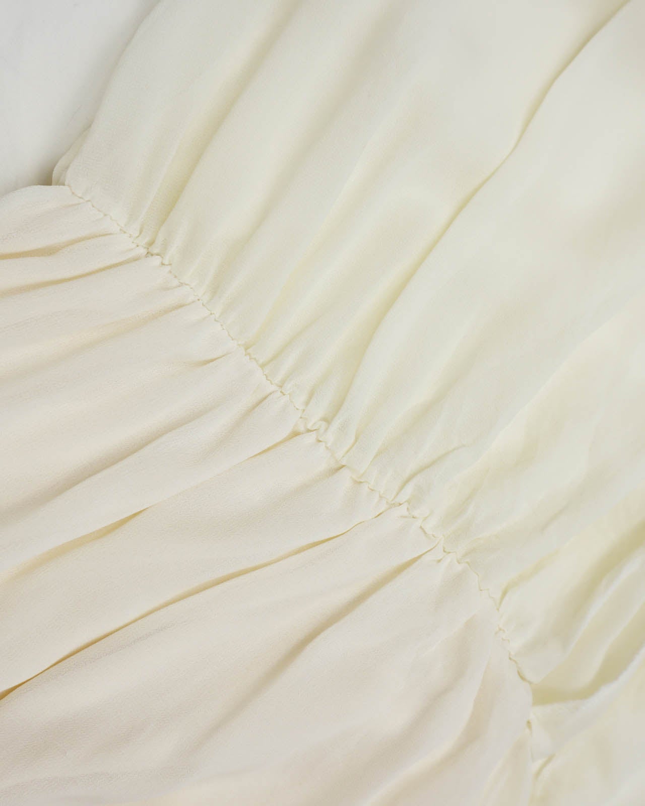 (S/M) I.MODA Ivory Greek Godess Dress