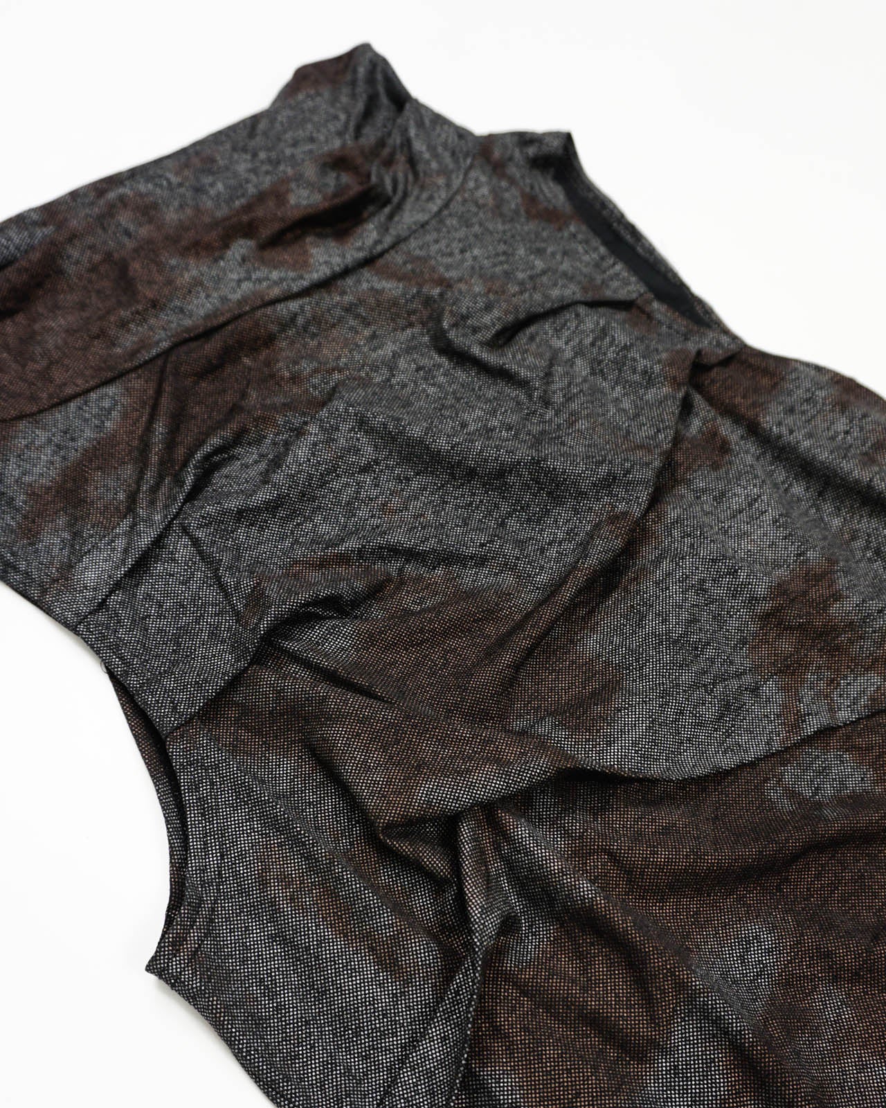 (M) Wet Look Metal Rust Tank Top