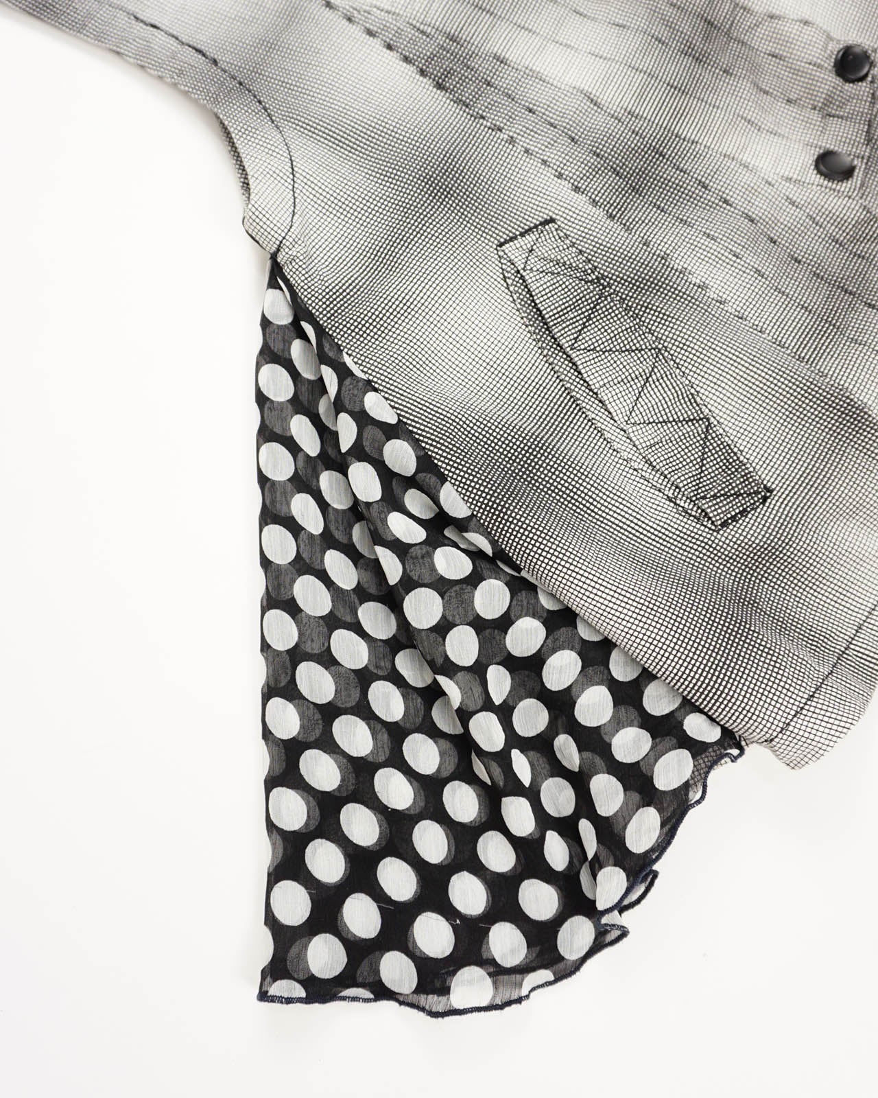 (S) MUGUOGUOM Monotone Gradient Tank Top