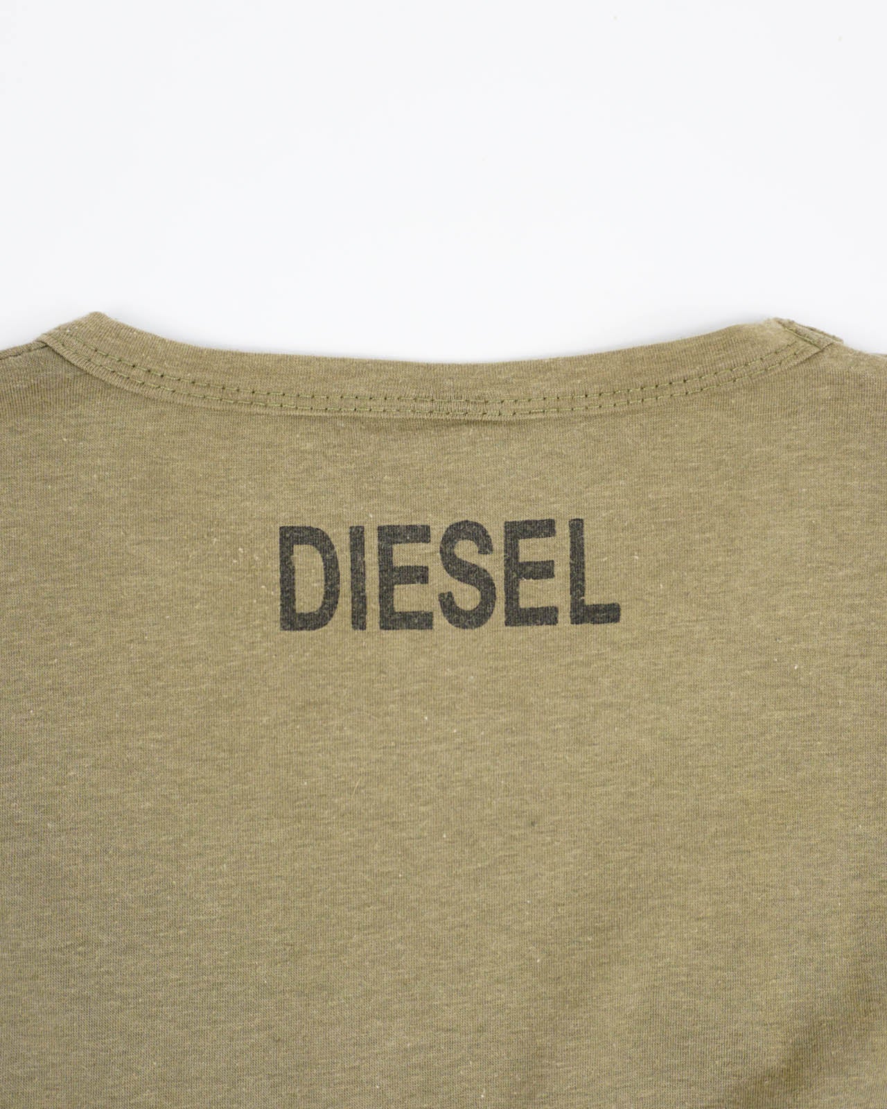 (M) DIESEL Mud Green Graphic Tee