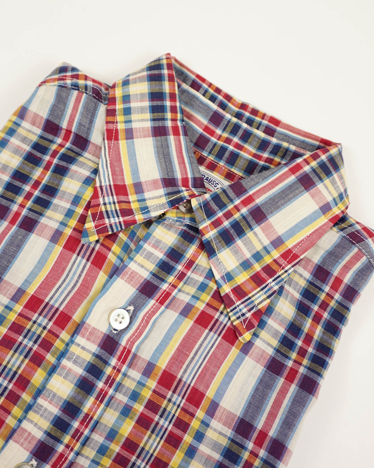 (XL) LEVI'S Multicolour Plaid Long Sleeve Button Up