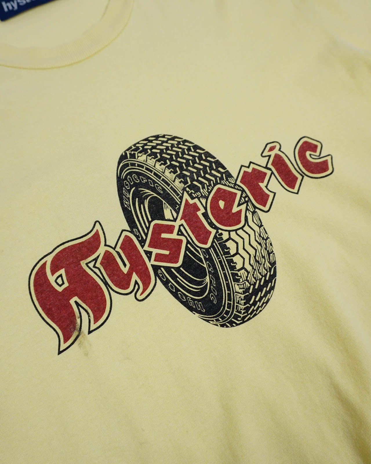 (M) HYSTERIC GLAMOUR Yellow Graphic Tee