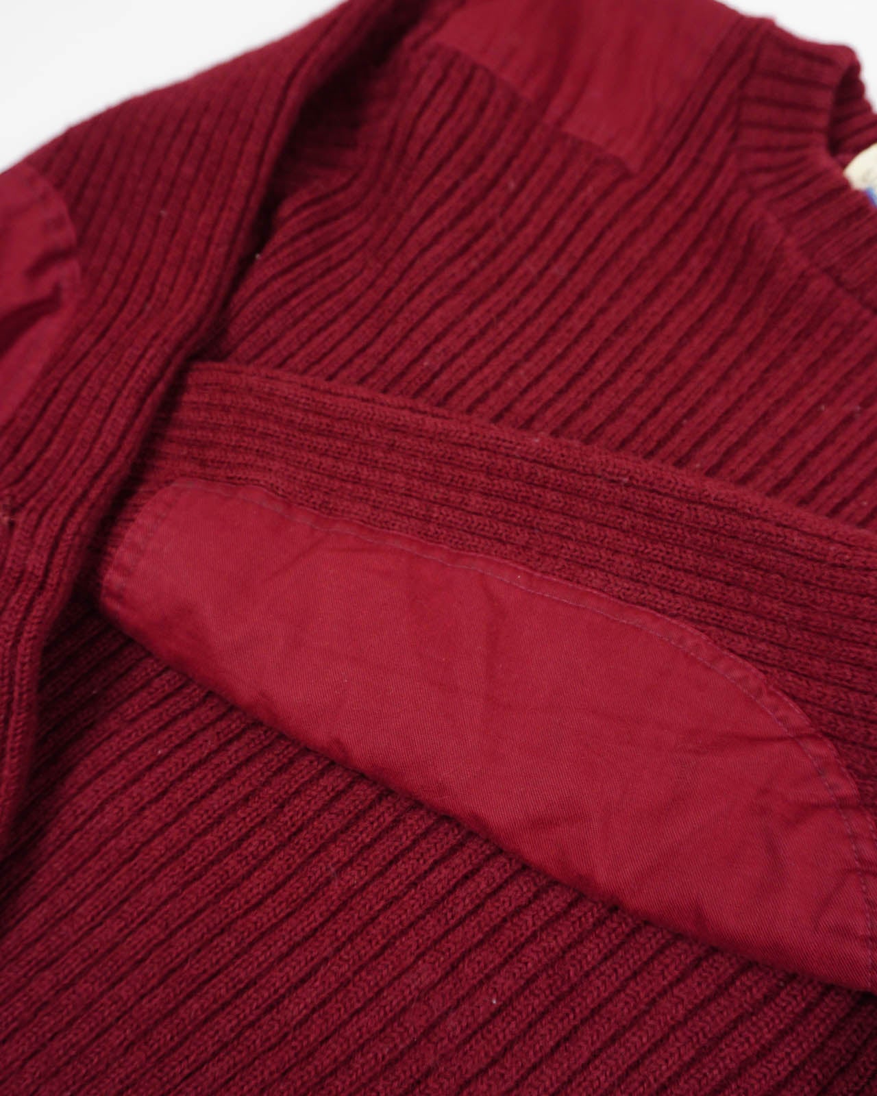 (L) 100% Wool British Burgundy Commando Sweater