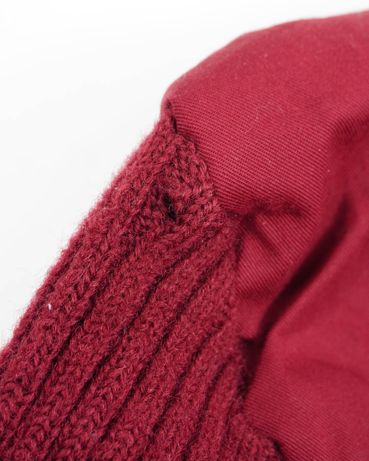 (L) 100% Wool British Burgundy Commando Sweater