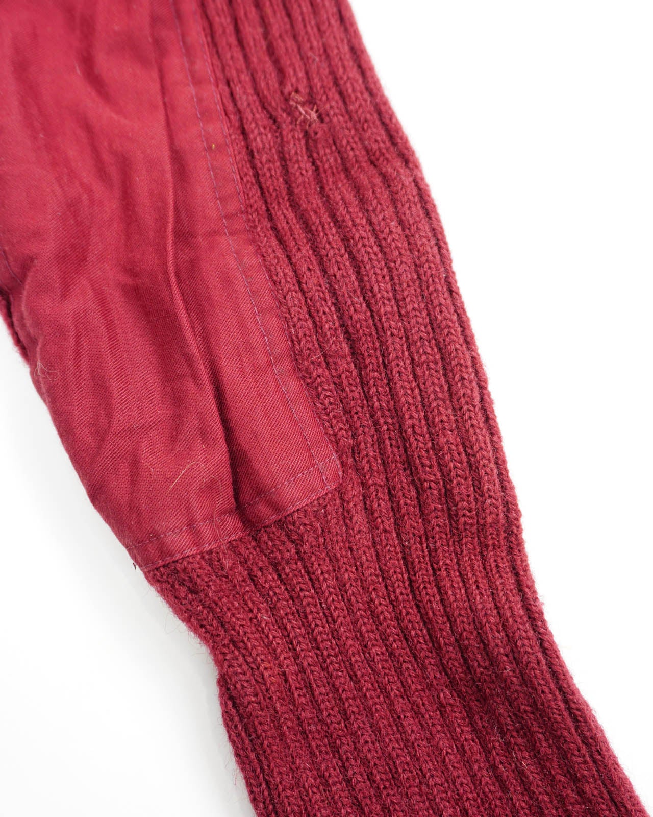 (L) 100% Wool British Burgundy Commando Sweater