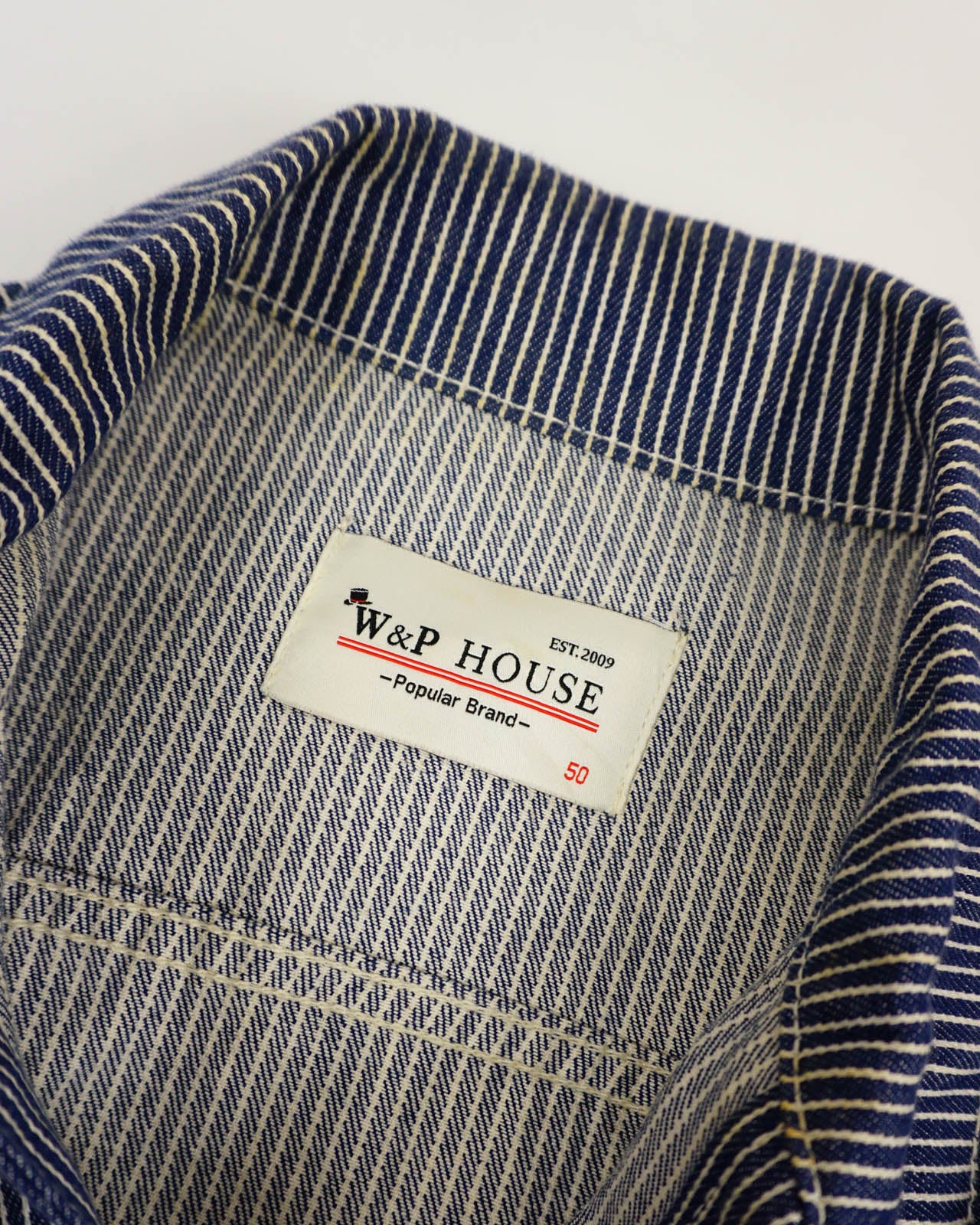 (L) W&P HOUSE Pin Stripe Denim Type III Jacket