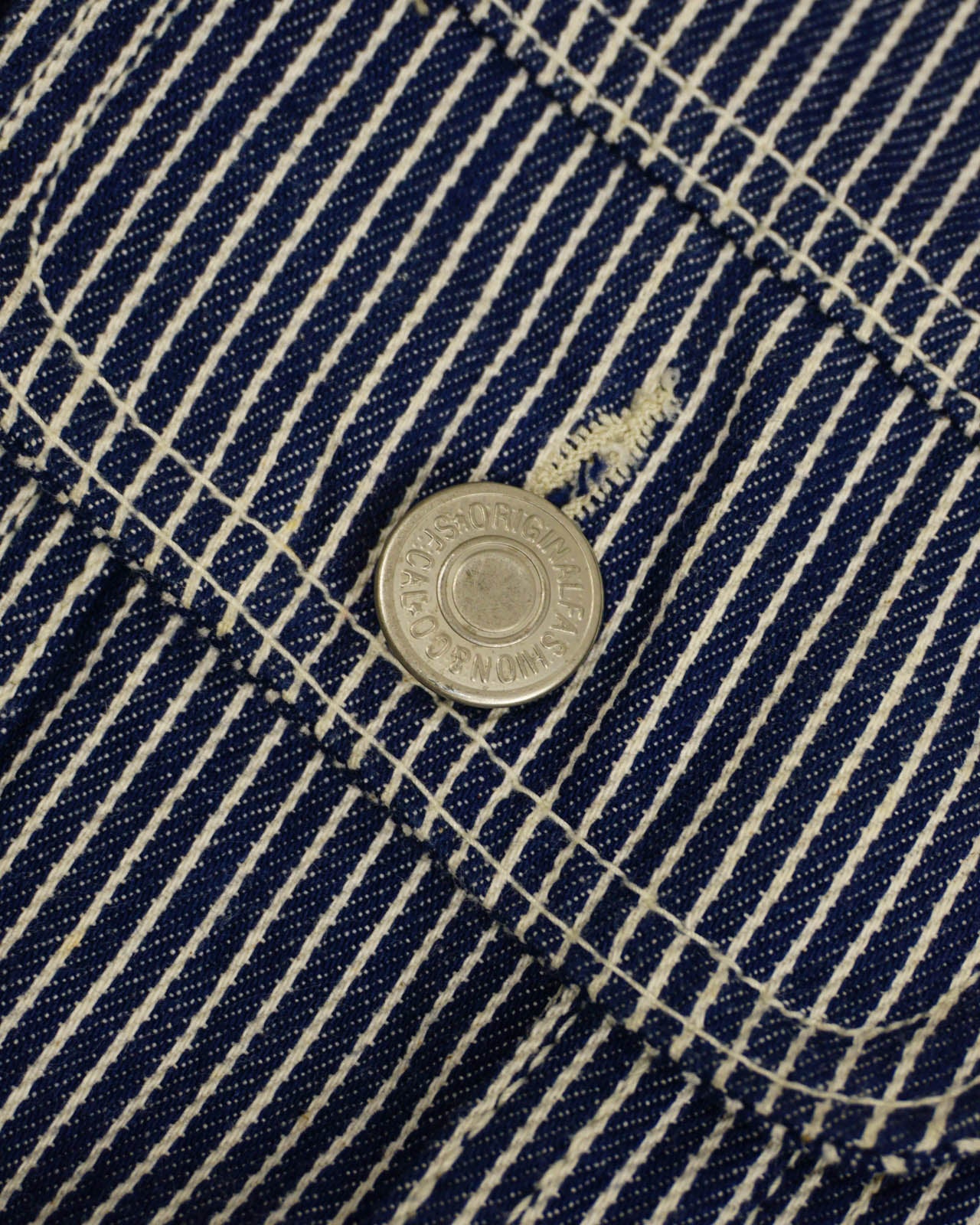 (L) W&P HOUSE Pin Stripe Denim Type III Jacket