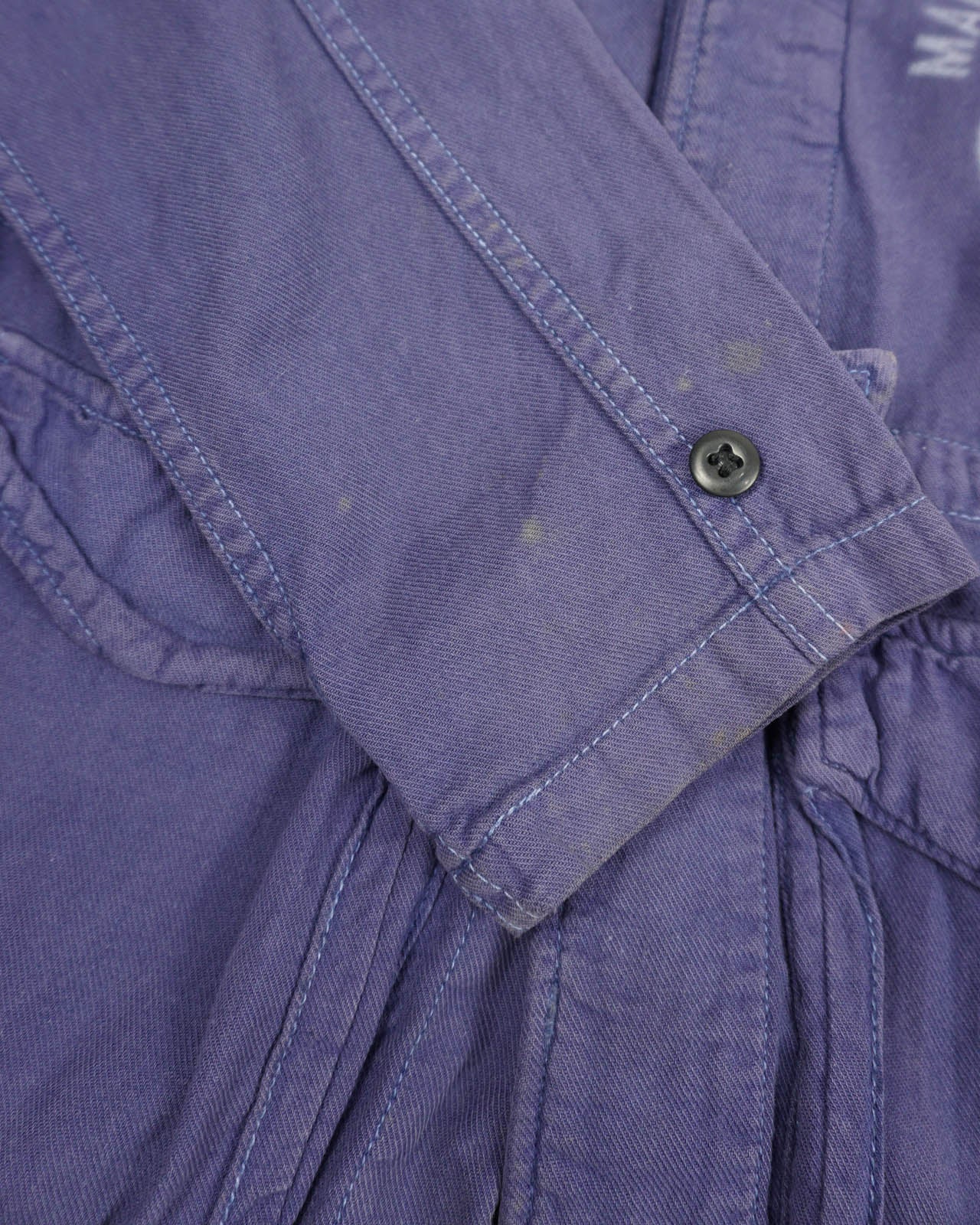 (S) Marine Nation Navy Cinched Waist Work Jacket