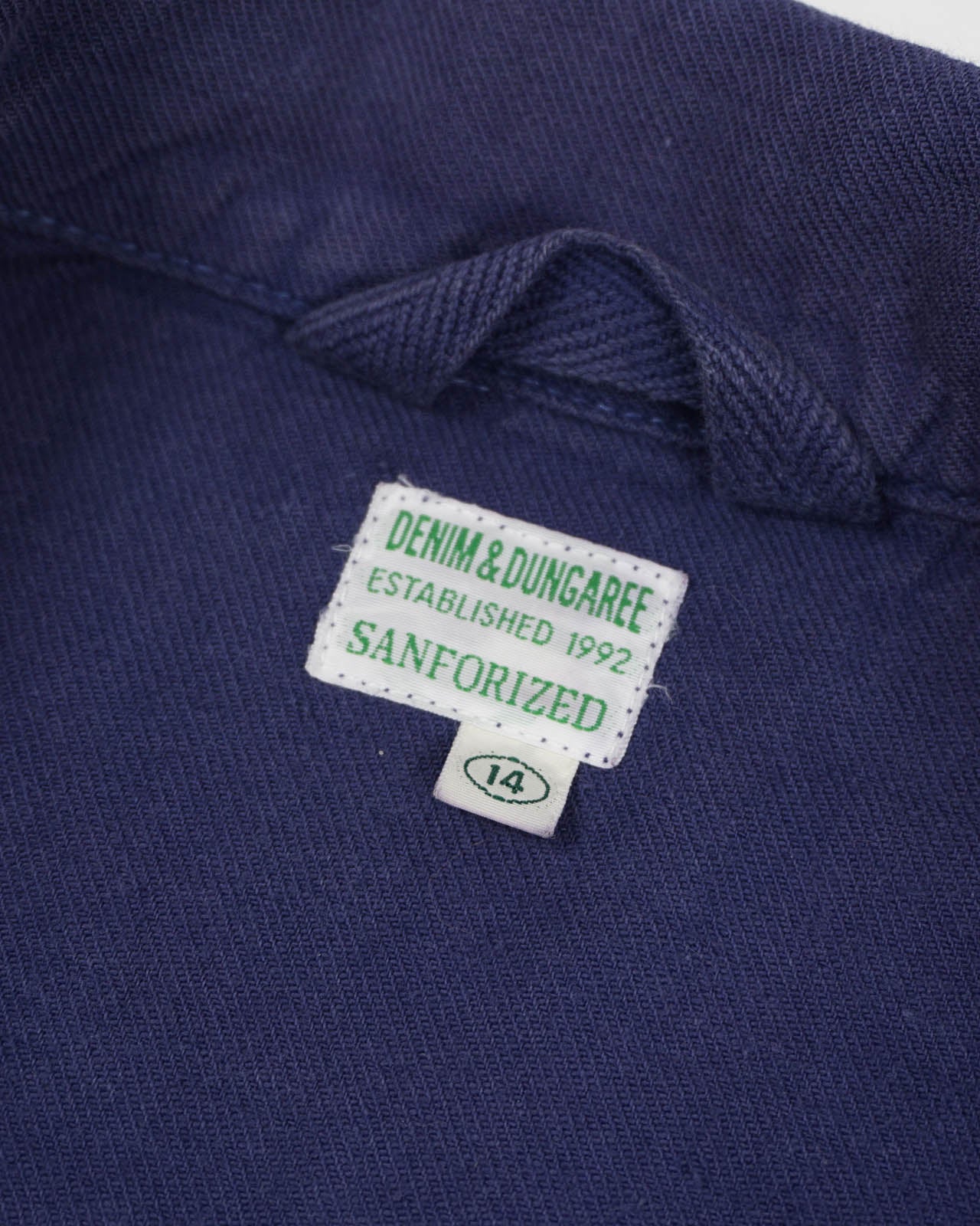 (S) Marine Nation Navy Cinched Waist Work Jacket