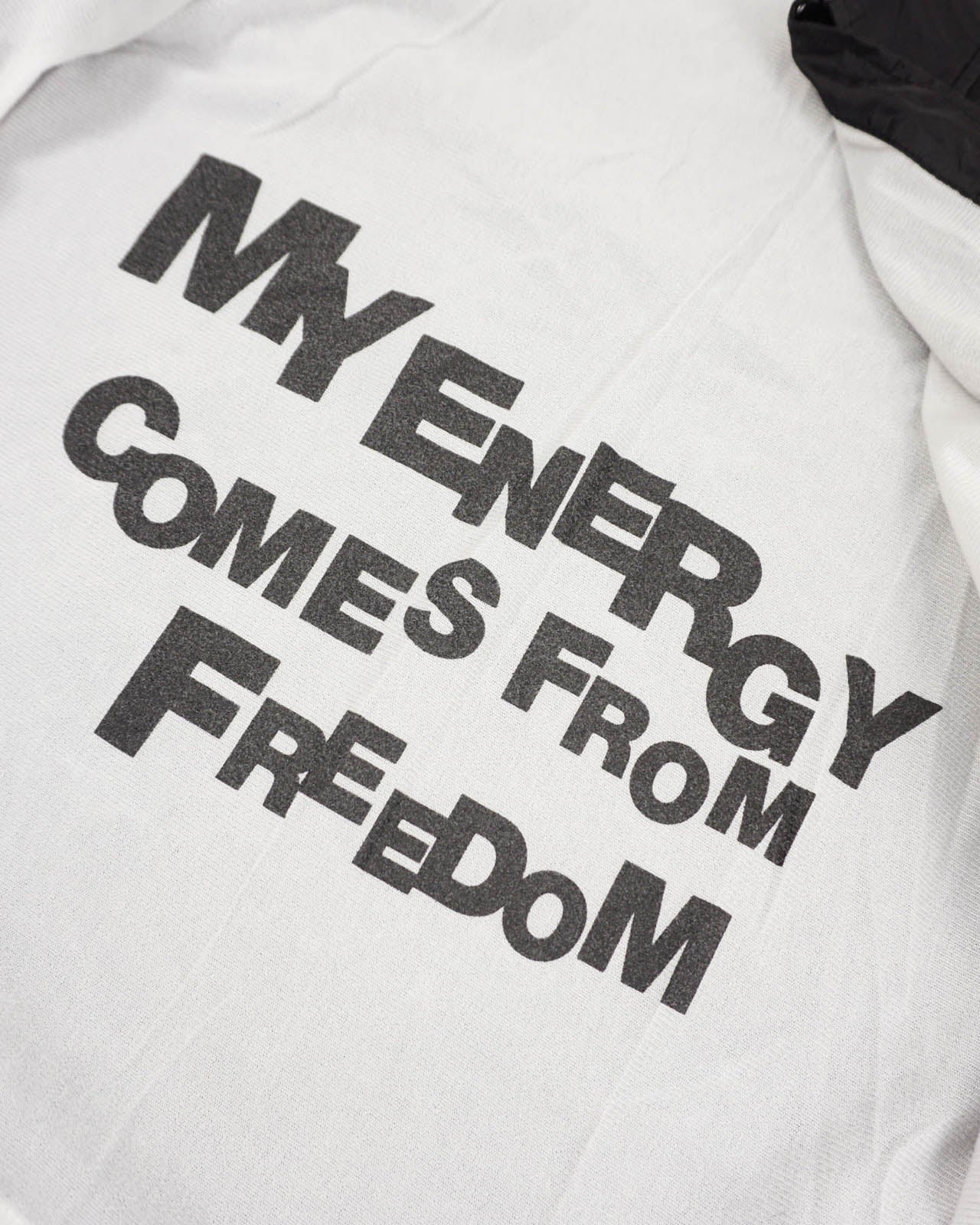(L/XL) CDG 2019 Black Nylon Triple Print Rain Jacket